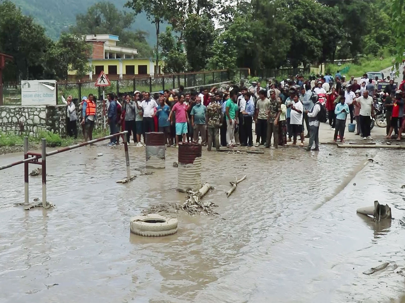 Flash flood ravages Nepal's Rasuwa (Photo/ANI)