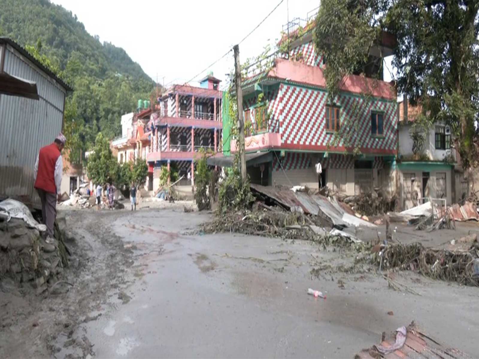 Aftermath of floods in Nepal (Photo/ANI)