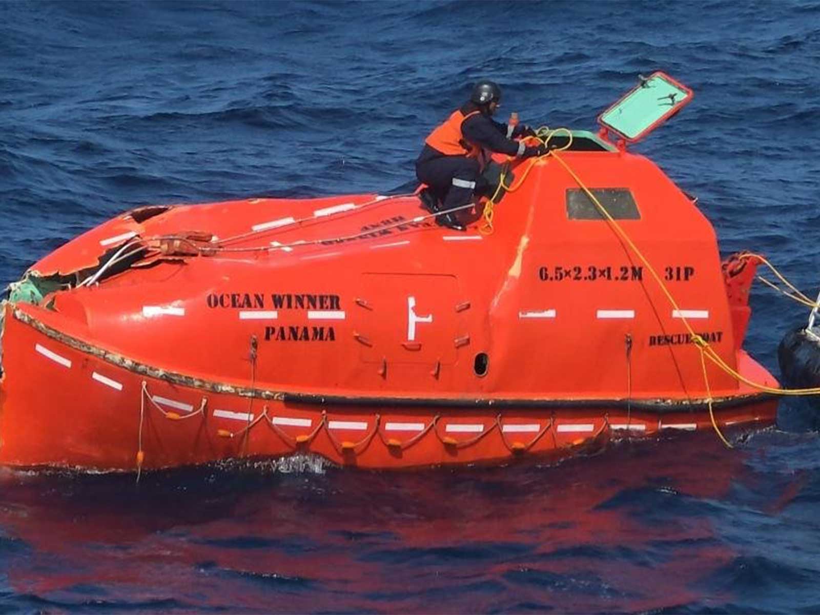 Coast Guard intensifies search for missing crew of MV Ocean Winner (Photo/Indian Coast Guard)