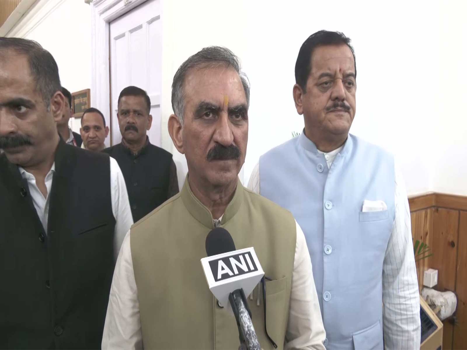 Himachal Pradesh CM Sukhvinder Singh Sukhu (Photo/ANI)