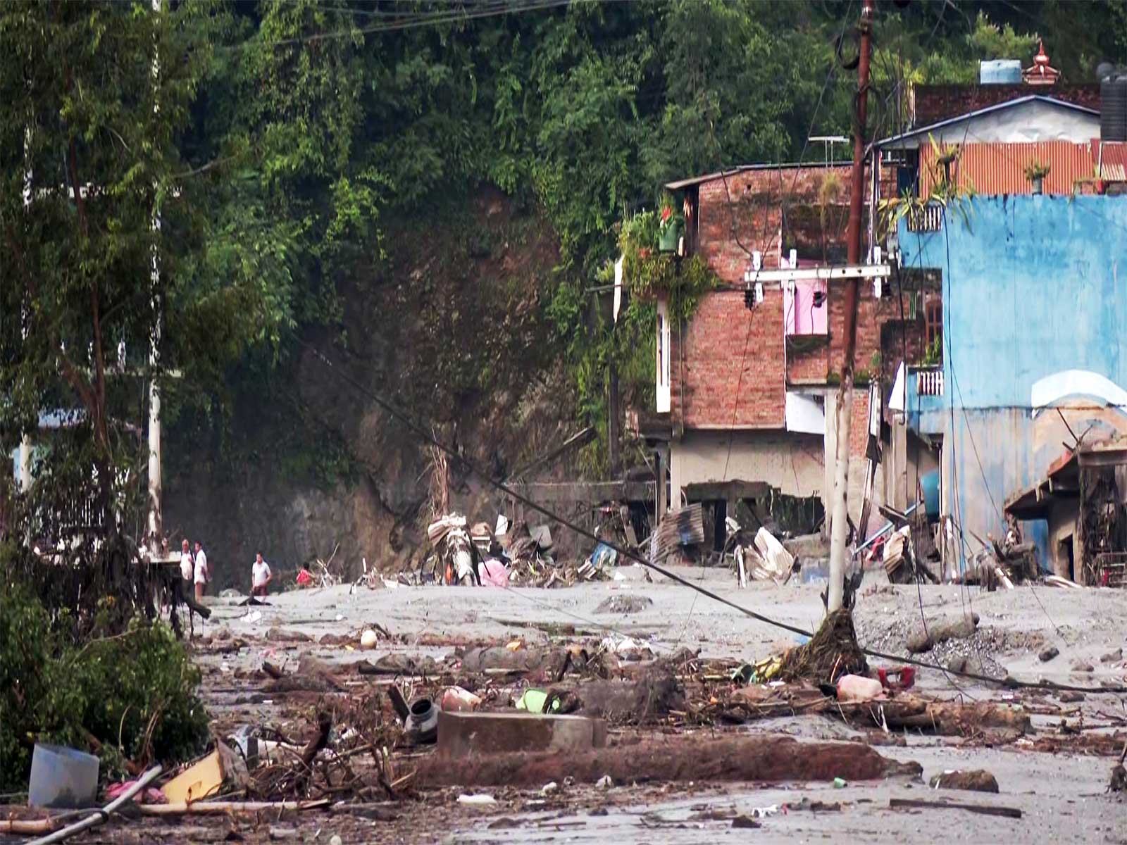 Flash flood ravages Nepal's Nuwakot (Photo/ANI)