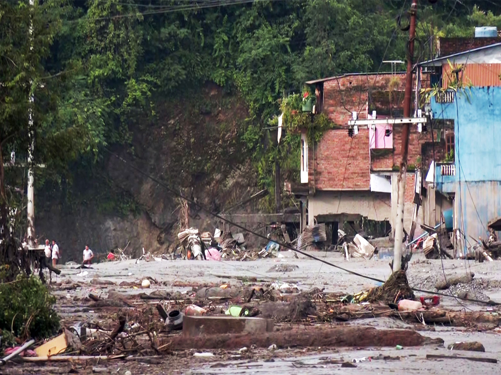 Flash flood ravages Nepal's Nuwakot (Photo/ANI)