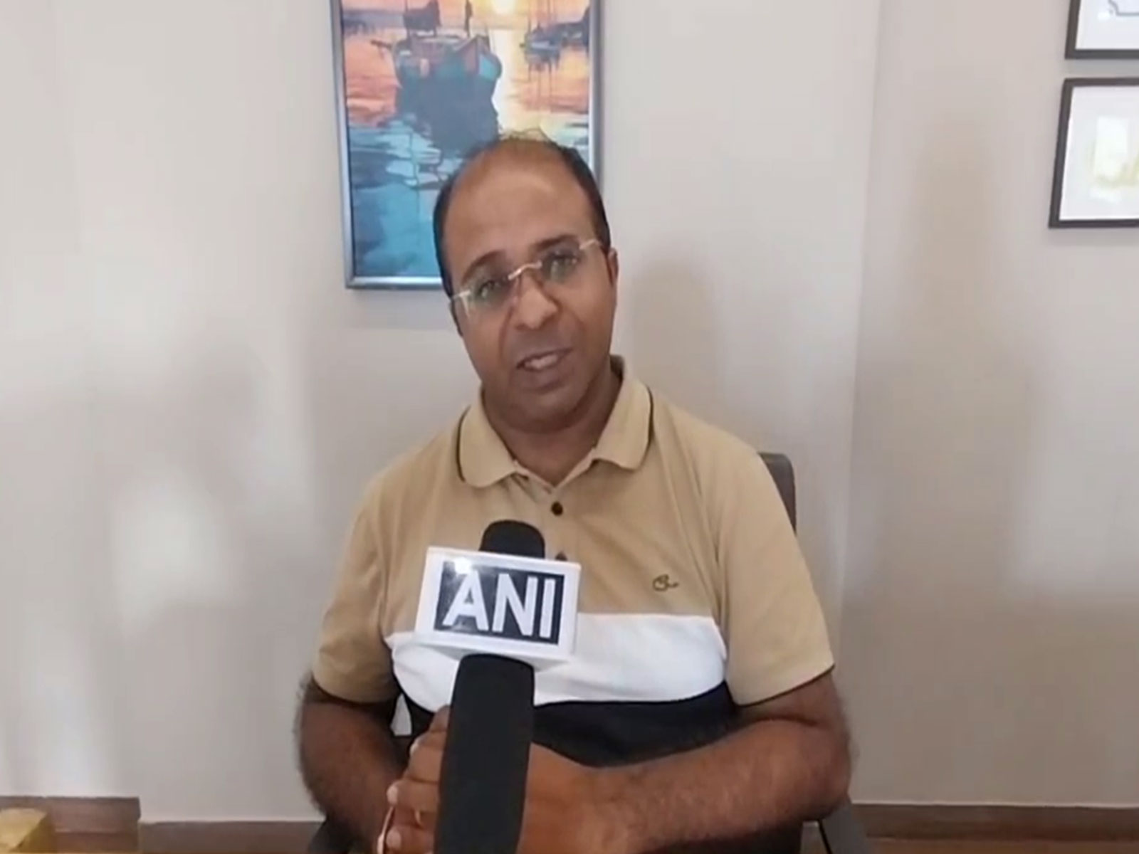 Missing Ahmedabad man's brother Dhaval Raval (Photo/ANI)