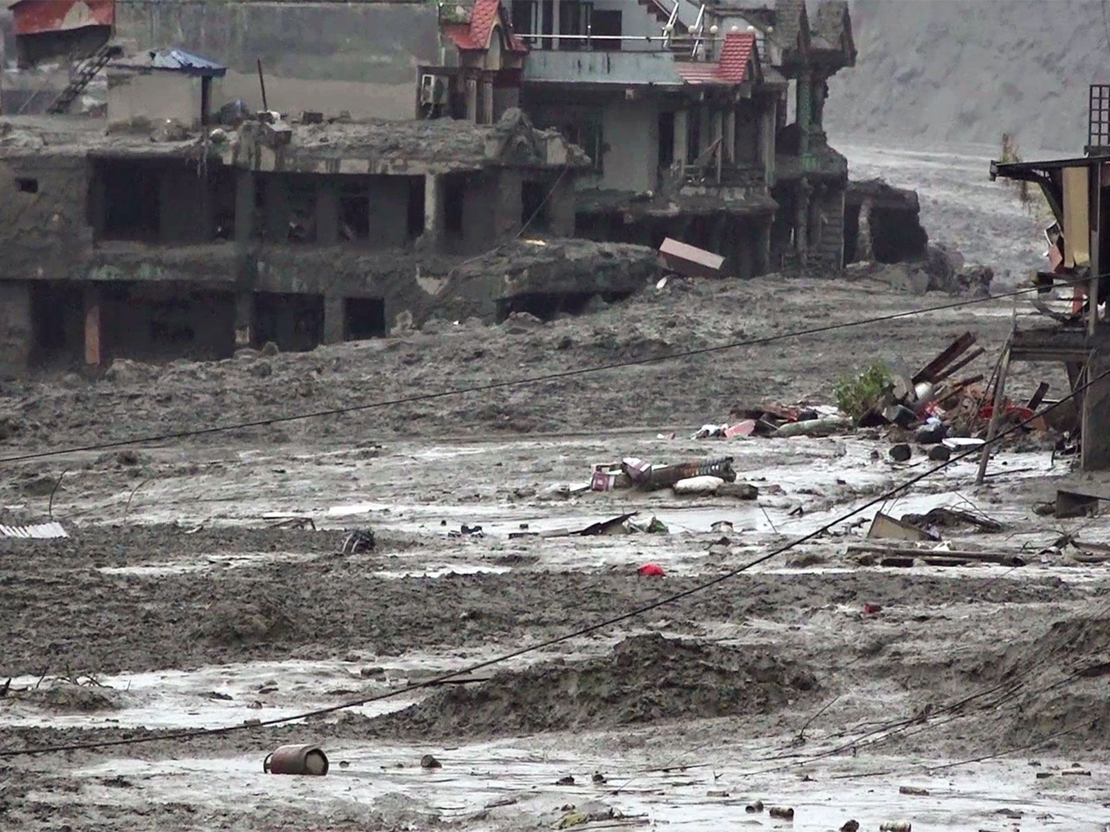 Flash flood ravages Nepal's Nuwakot (Photo/ANI)