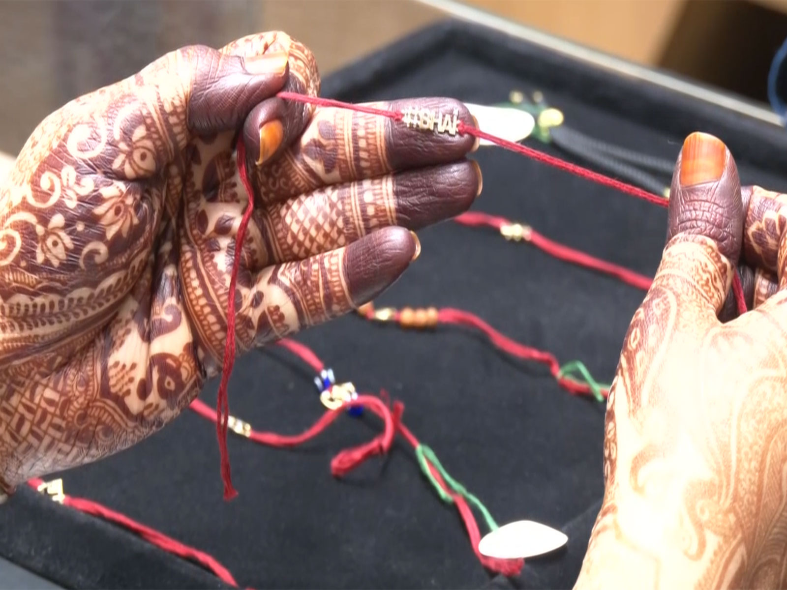 Gold, diamond Rakhis (Photo/ANI) 
