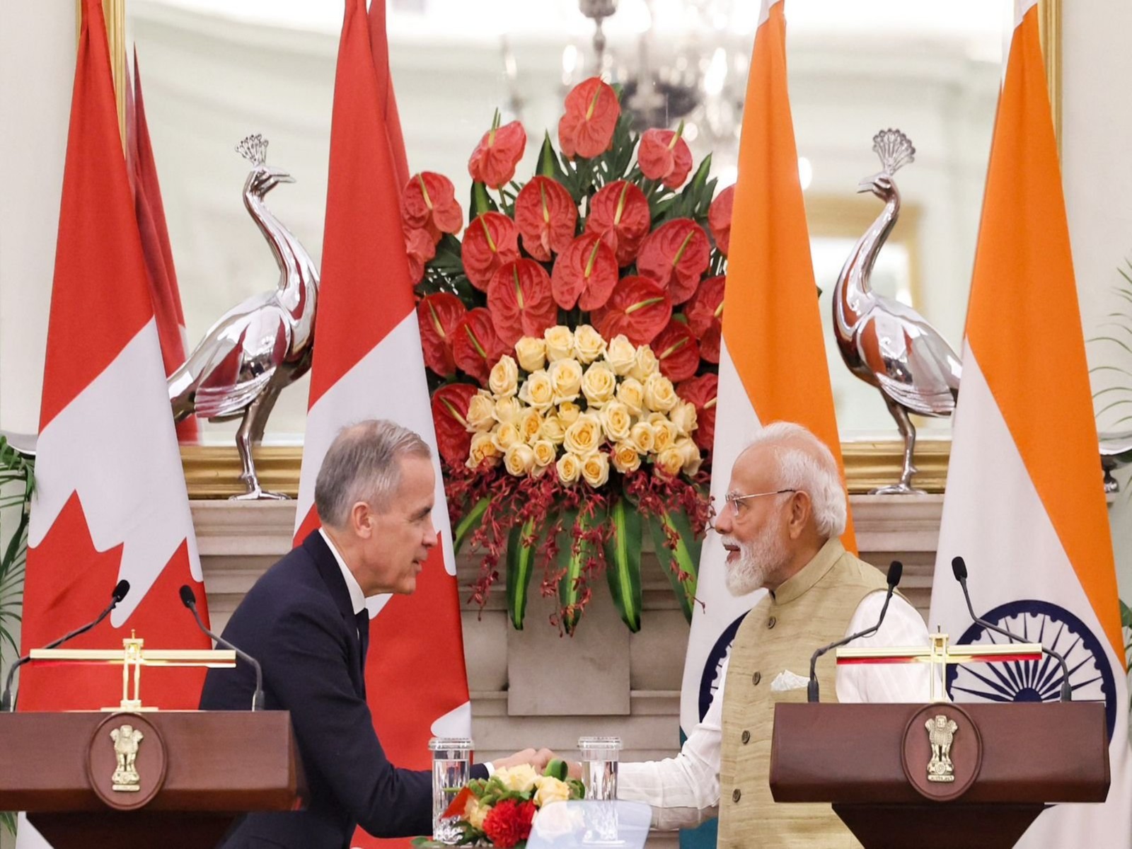 PM Modi with Canadian PM Mark Carney (File Photo/@narendramodi)