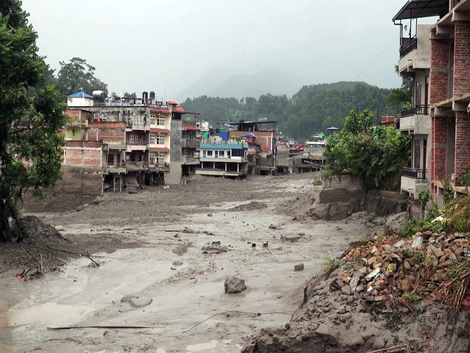 Flash flood ravages Nepal's Nuwakot (Photo/ANI)
