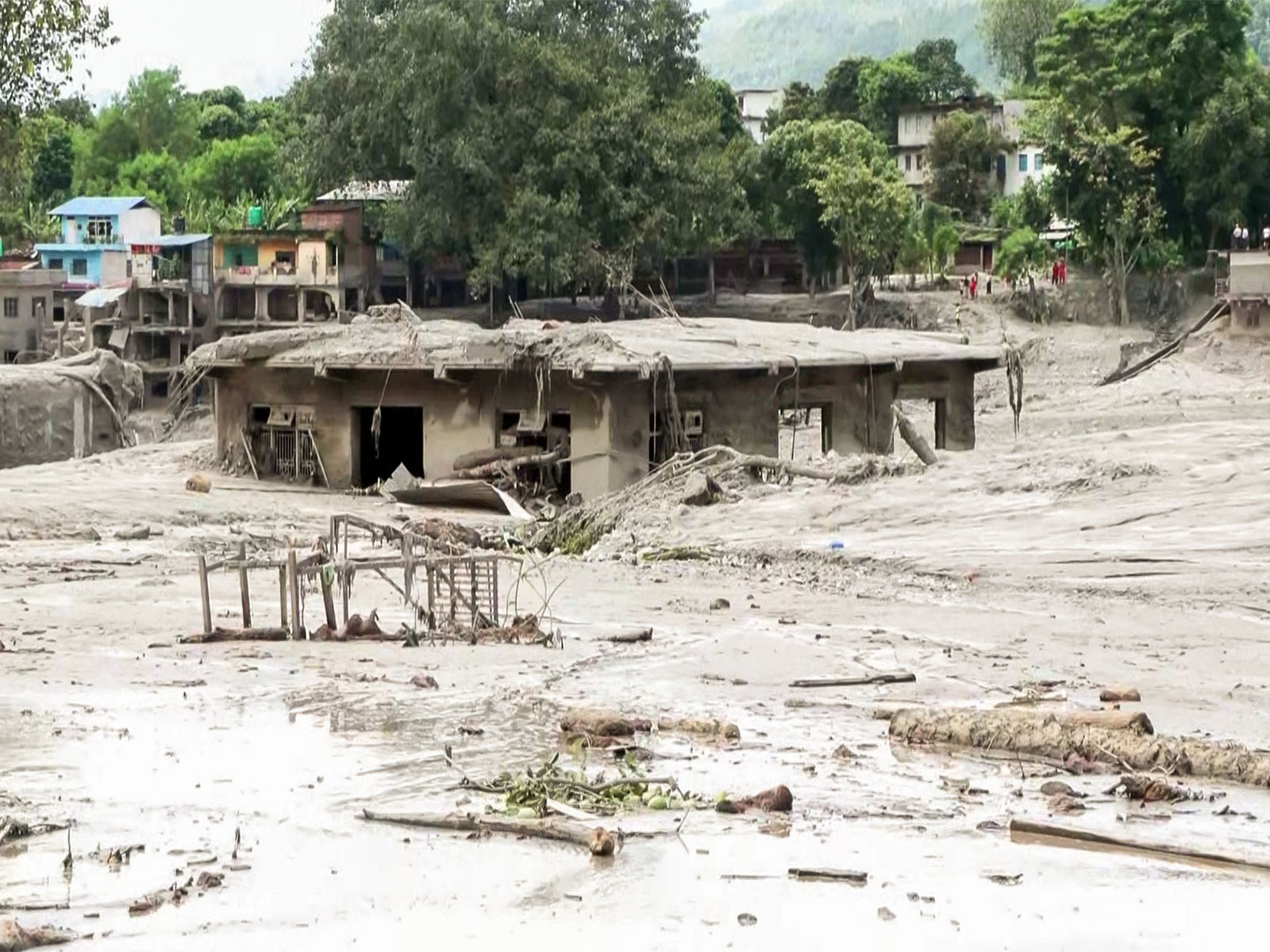 Visual from Nepal's flash floods (Photo/ANI)