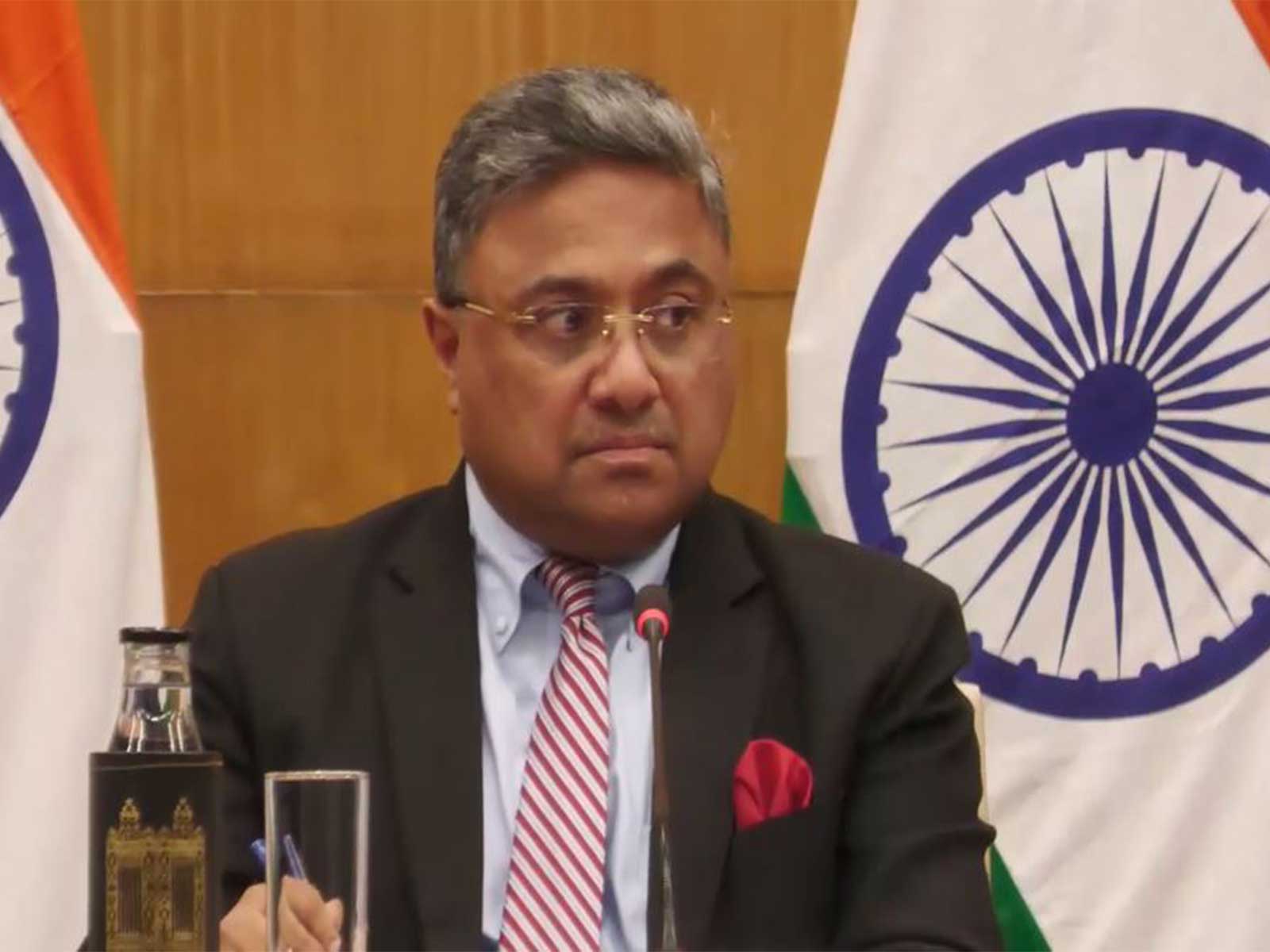 MEA Secretary (West) Sibi George (Photo/Youtube@Ministry of External Affairs)