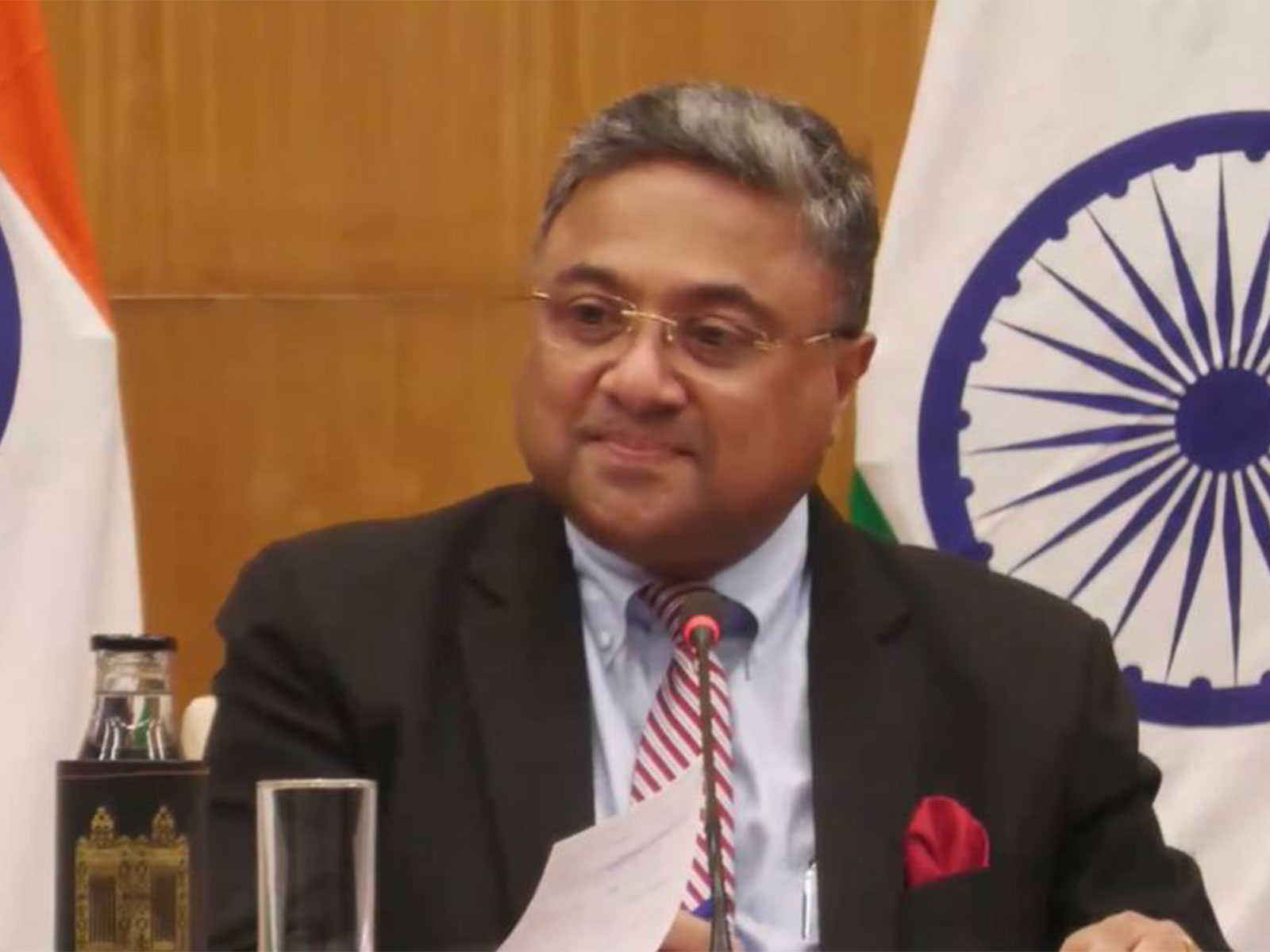 MEA Secretary (West) Sibi George (Photo/Youtube@Ministry of External Affairs)