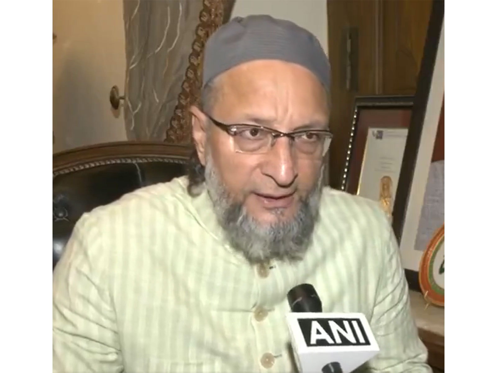 AIMIM President Asaduddin Owaisi (Photo: ANI)