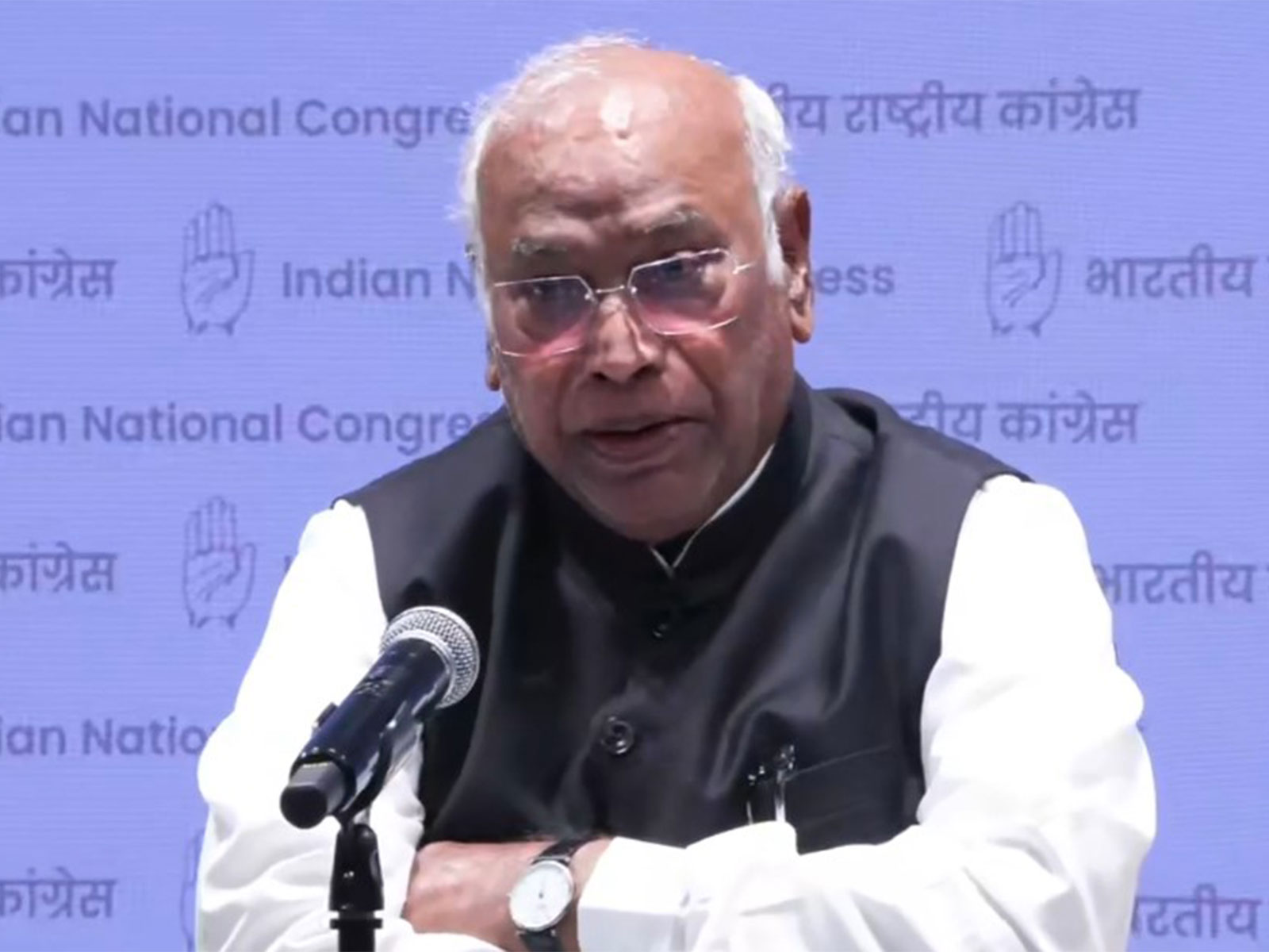 Congress president Mallikarjun Kharge (File Photo/ANI)