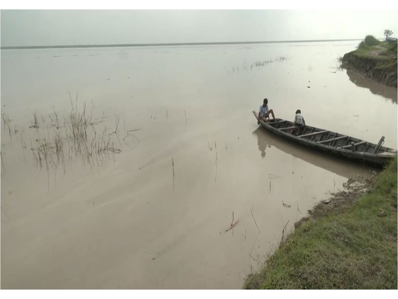 Gandak River in Bihar's Gopalganj (Photo/ANI)