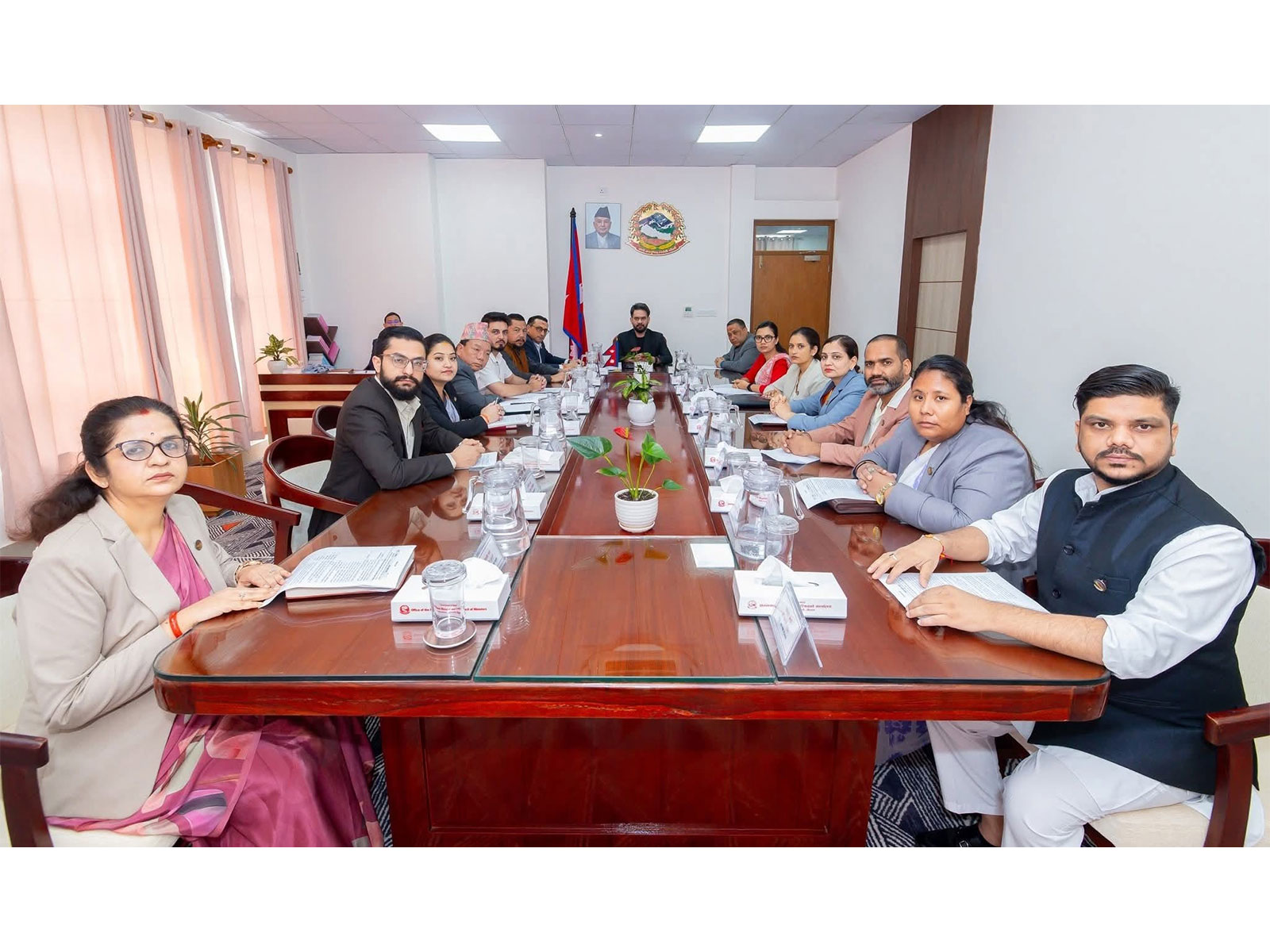 Nepal PM Balendra Shah holds cabinet meeting (Photo/Nepal PMO)