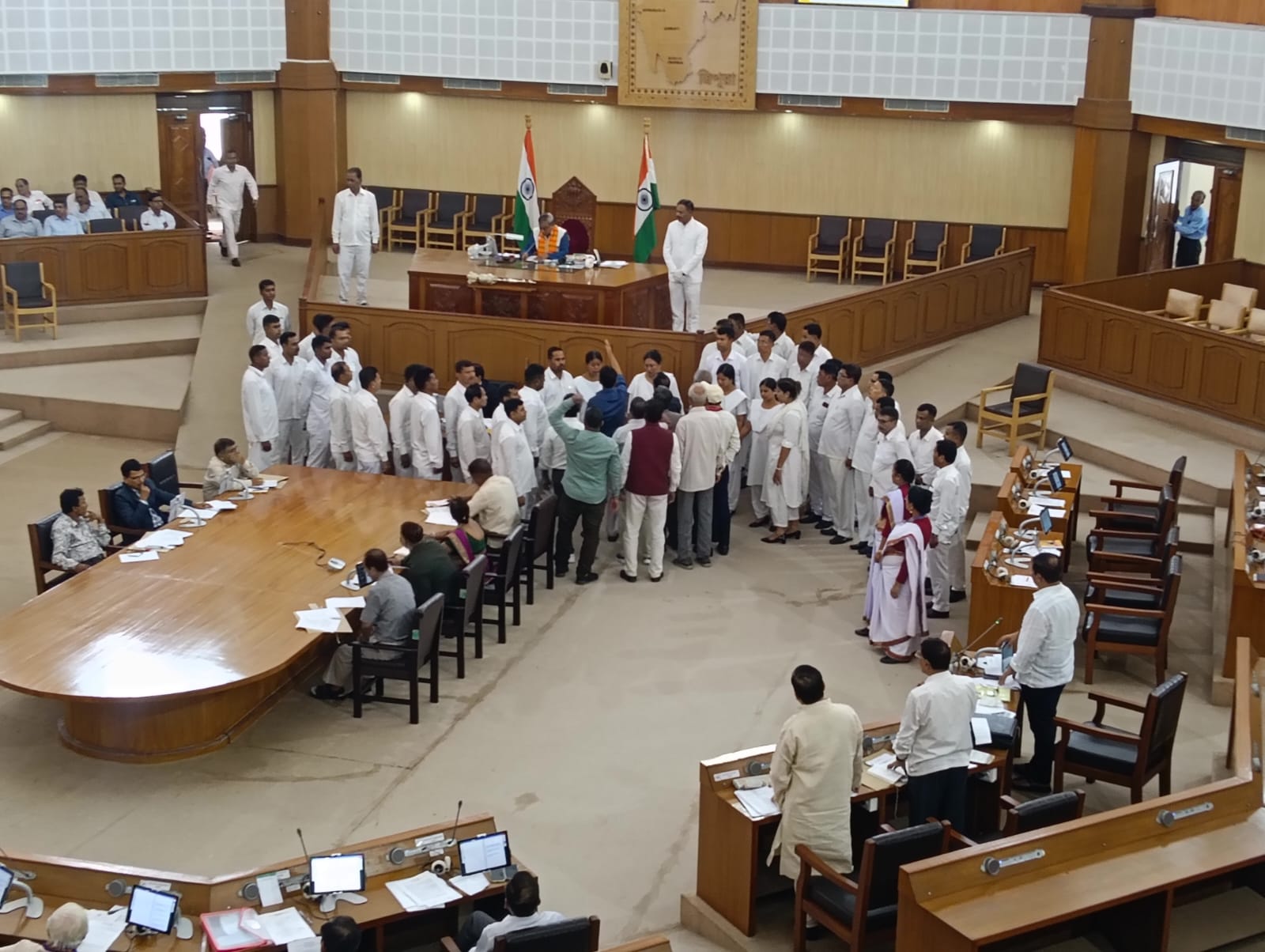 Tripura Legislative Assembly on second day of the ongoing Monsoon Session (Photo/ANI)