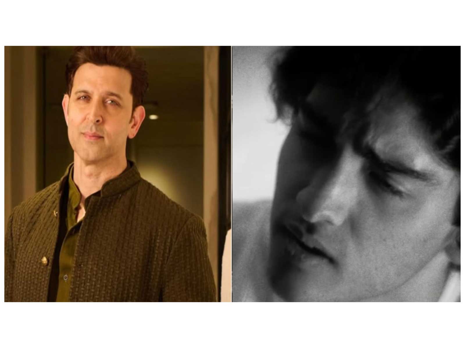Hrithik Roshan (Left) and his son Hrehaan (Photos/instagram/@hrithikroshan,rakesh_roshan9)