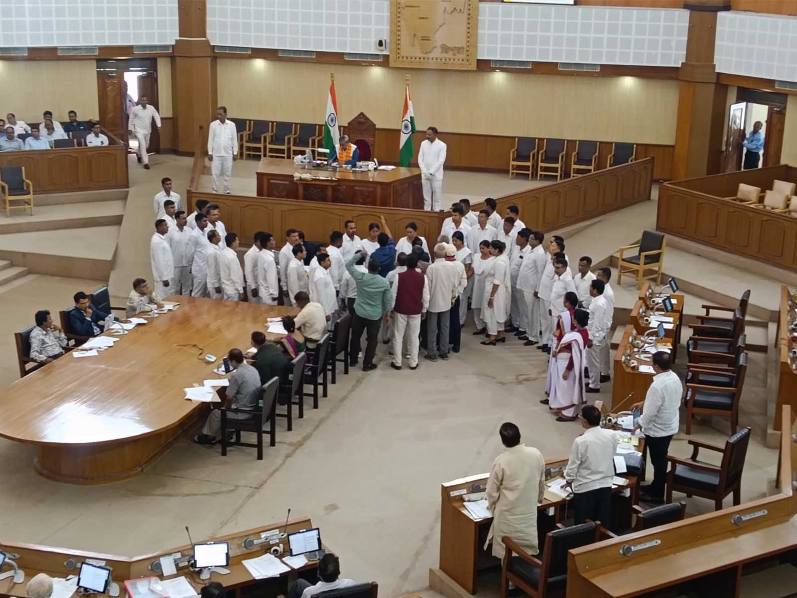 Tripura Legislative Assembly on second day of the ongoing Monsoon Session (Photo/ANI)