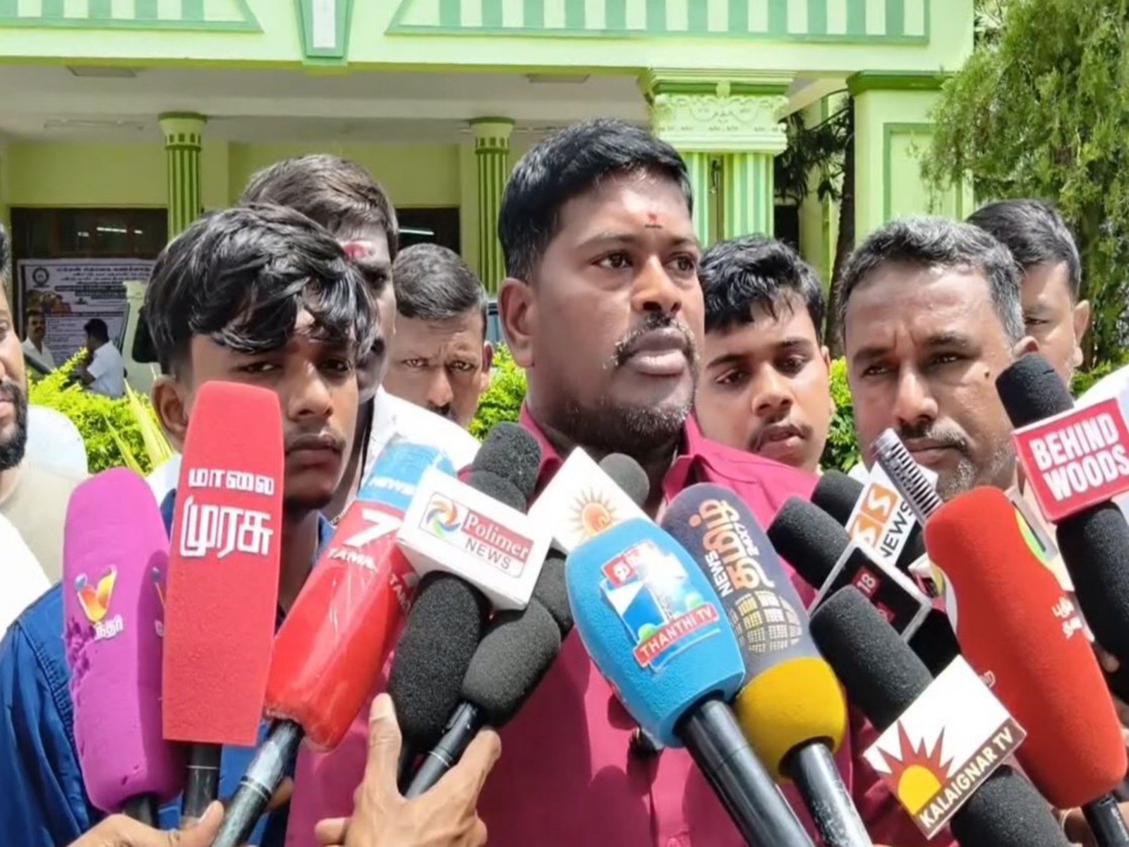 Parthiban, a friend of the missing couple from Krishnagiri (Photo/ANI)