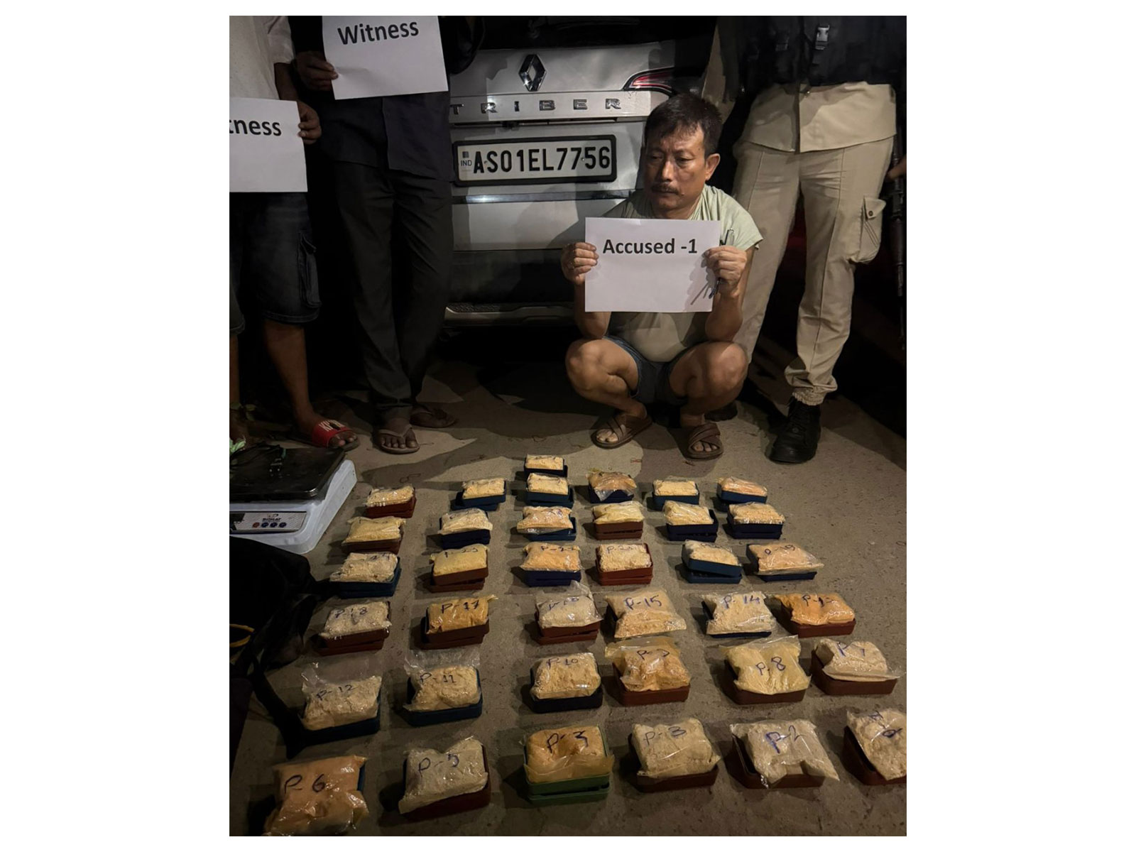 A drug trafficker apprehended by Assam STF (Photo/X/@STFAssam)