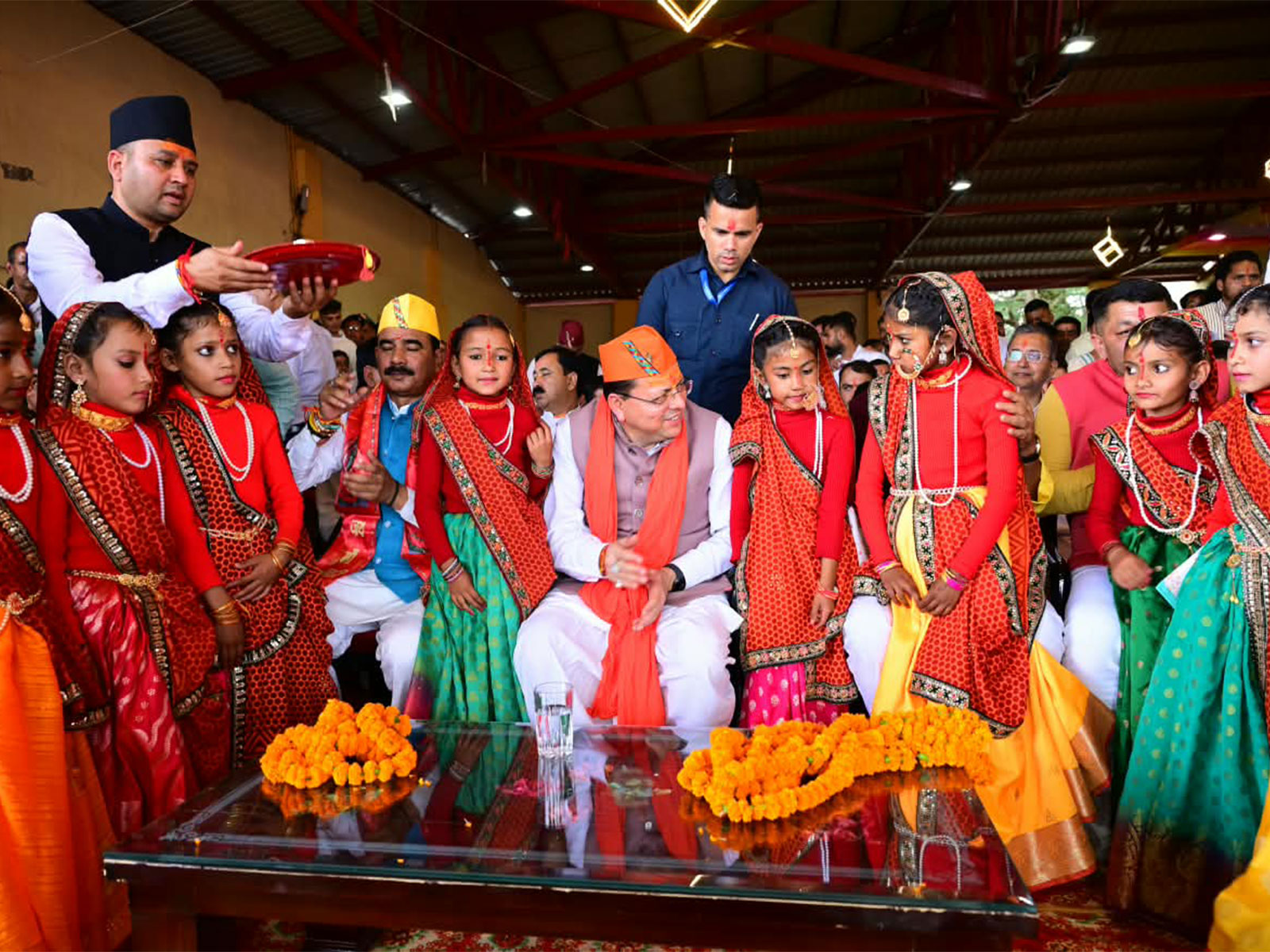 CM Dhami witnesses historic Bagwal Mela in Champawat (Photo/ANI)