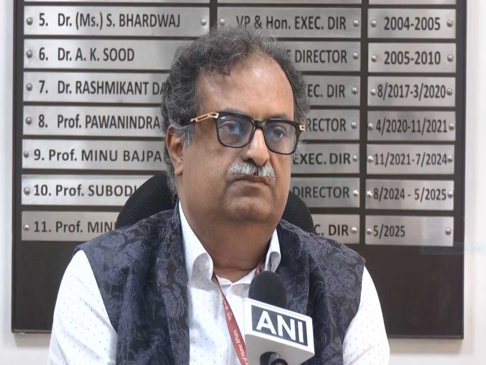 NMC Chairperson and President of NBEMS Dr Abhijat Sheth (Photo/ANI)