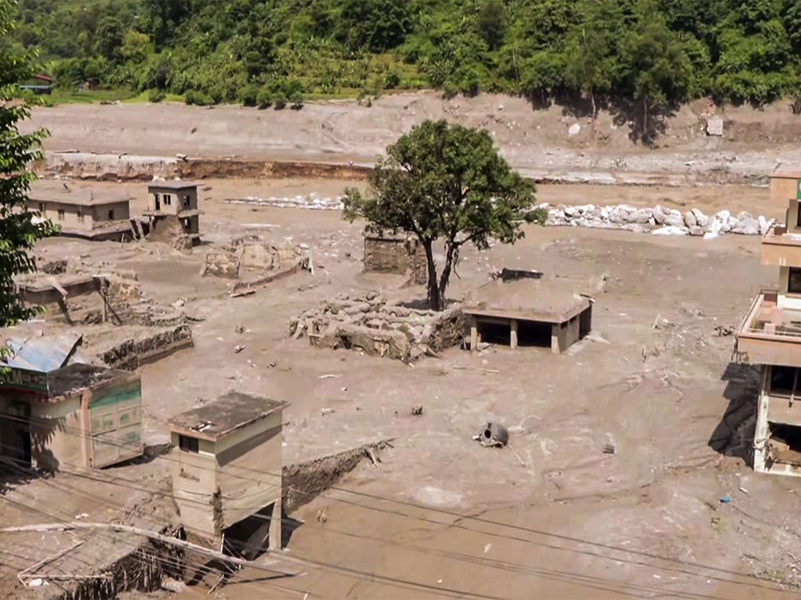 Flash flood in Nepal (Photo/ANI)