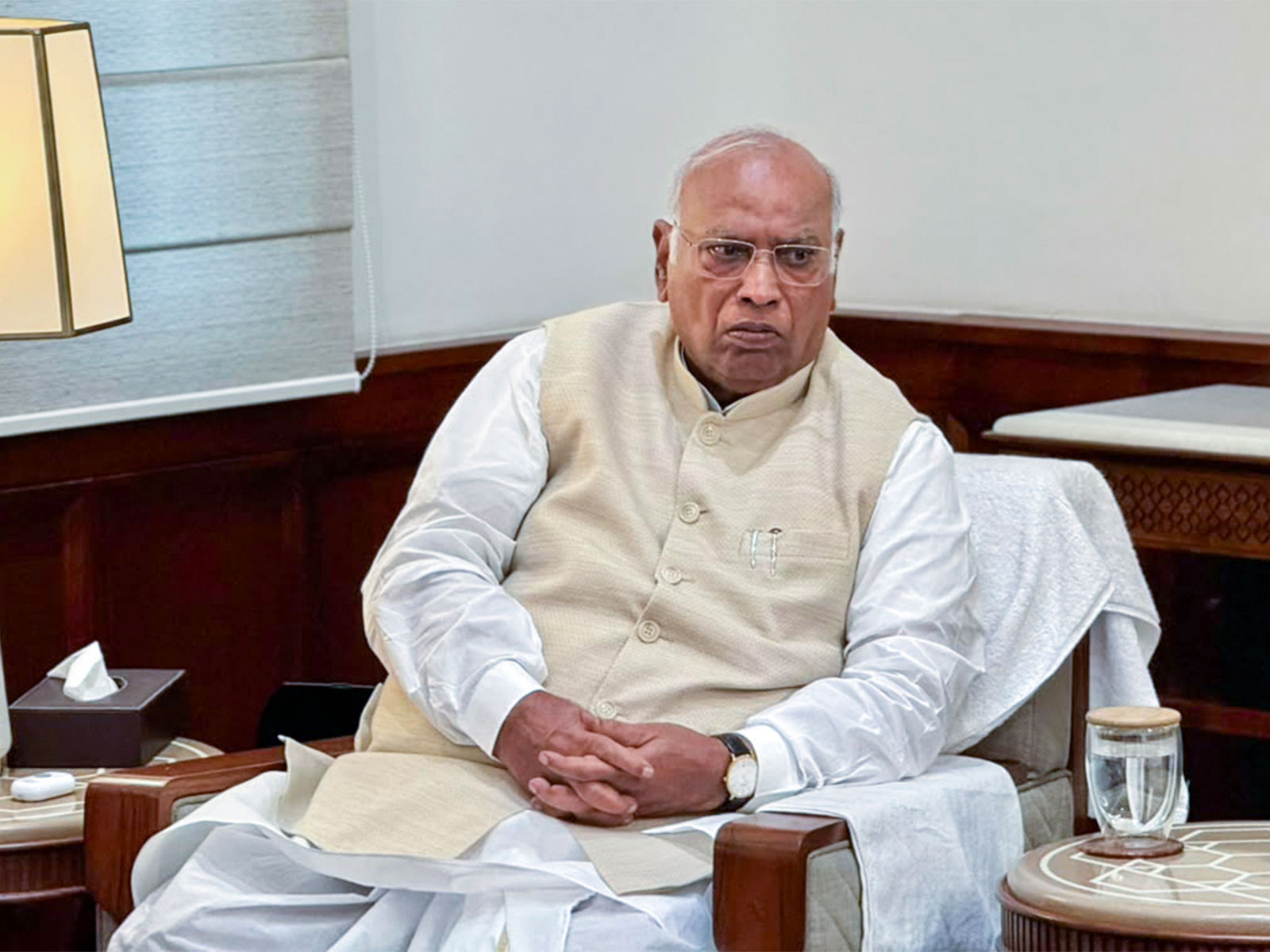 Congress president Mallikarjun Kharge (File photo/ANI)