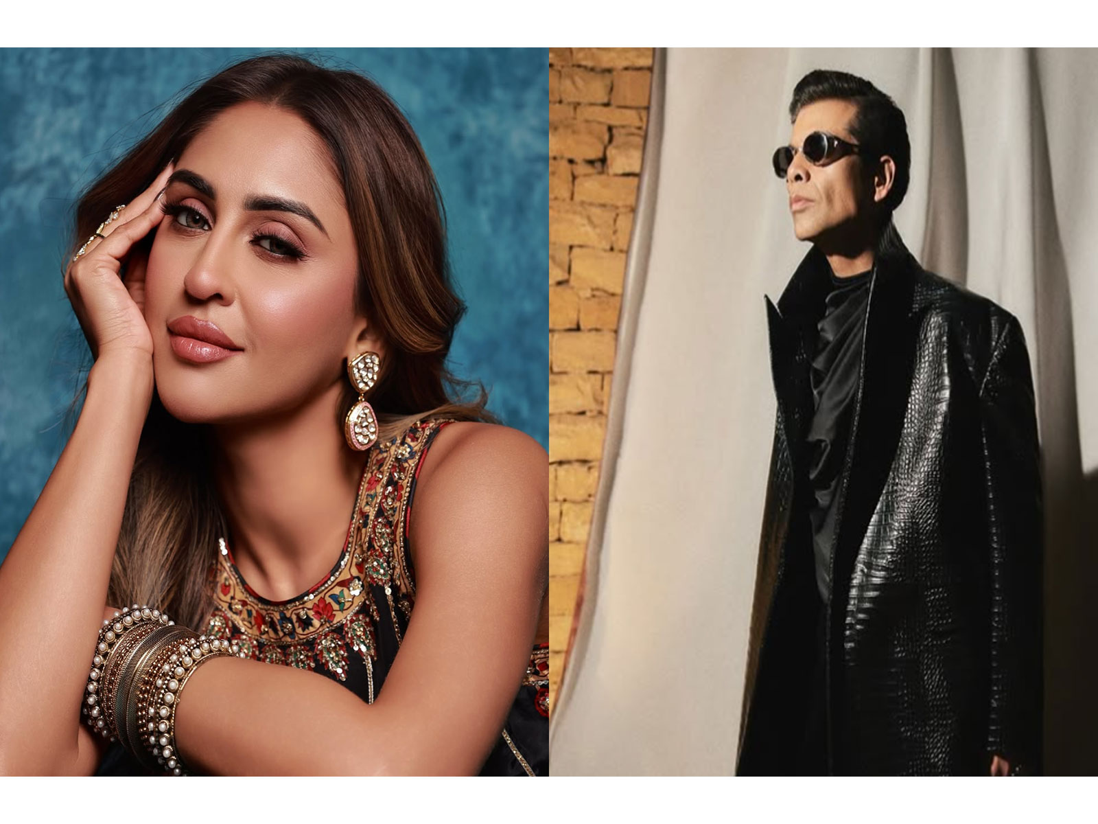  Krystle D'Souza, Karan Johar (Photos/instagram/@krystledsouza/@karanjohar)