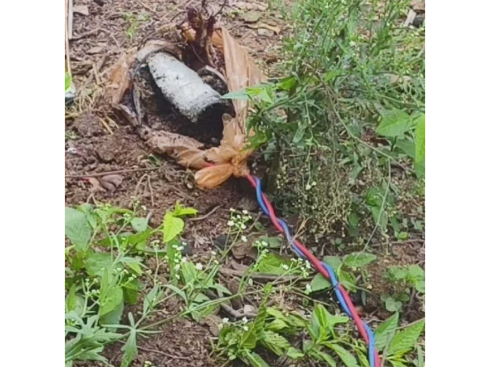 Karnataka: Land bomb explodes in farmer's borewell motor amid land dispute in Tumakuru (Photo/ANI)