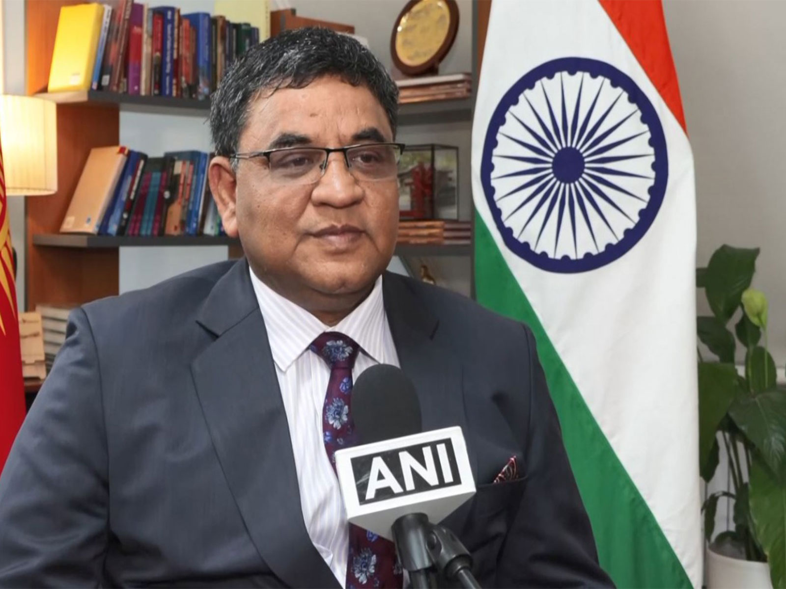 India's Ambassador to the Kyrgyz Republic Birender Singh Yadav. (Photo/ANI)