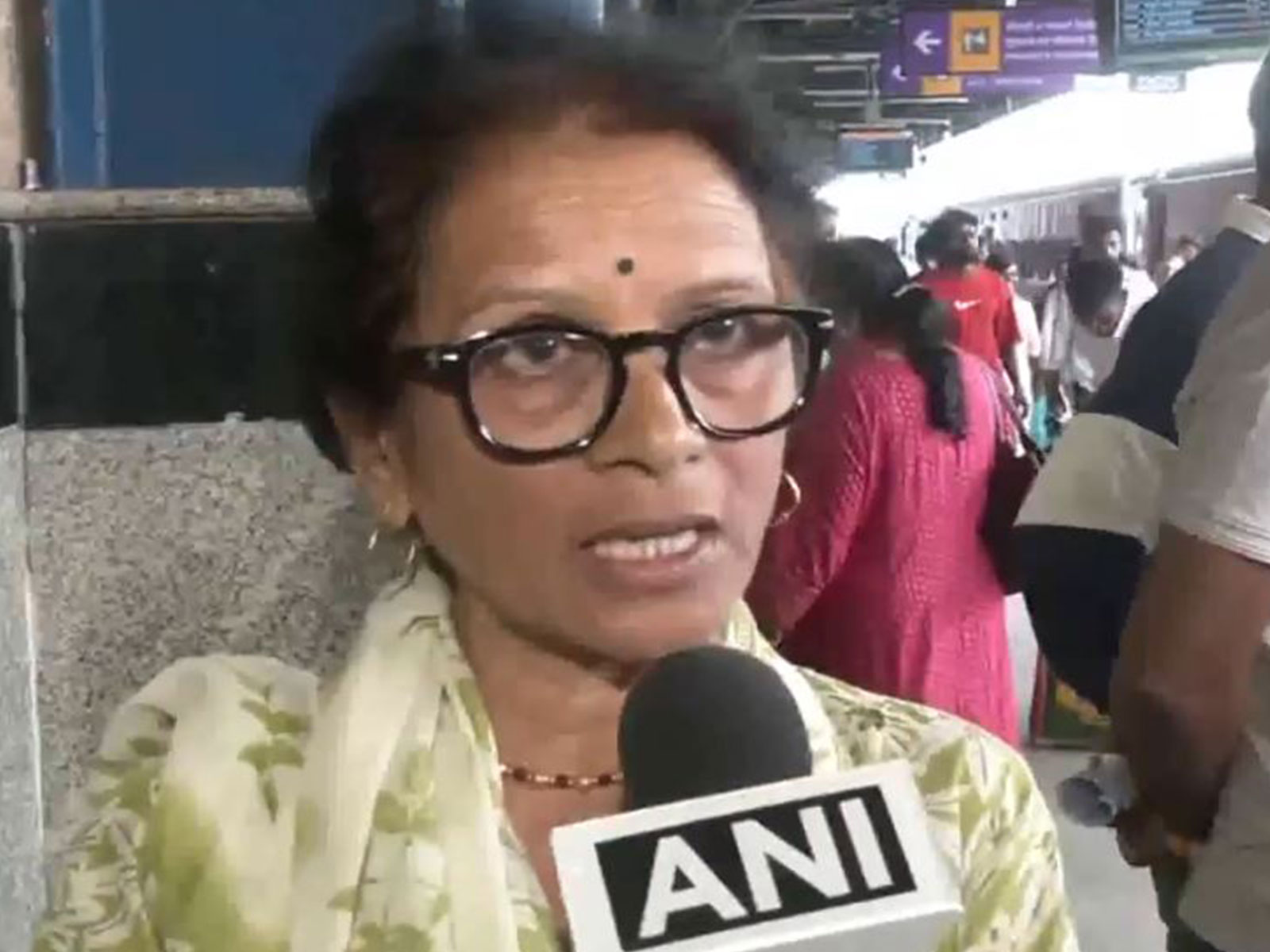 Varsha Upadhyay, who returned to Maharashtra after being stranded in Nepal amid the flash floods (Photo/ANI)