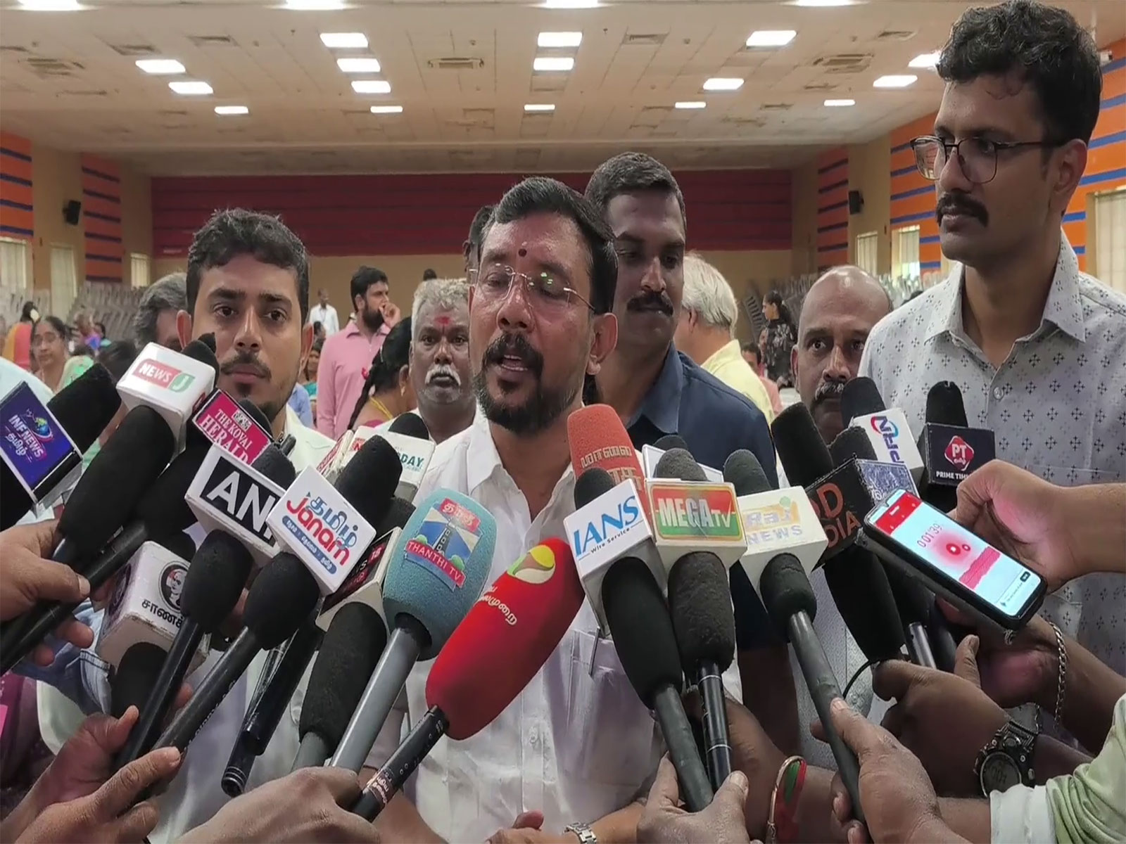 Tamil Nadu Minister Sampath Kumar (Photo/ANI)