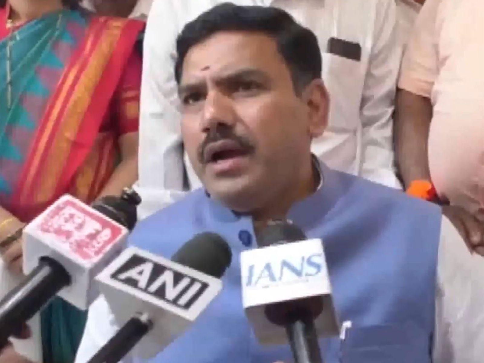 Karnataka BJP State President B.Y. Vijayendra (Photo/ANI)