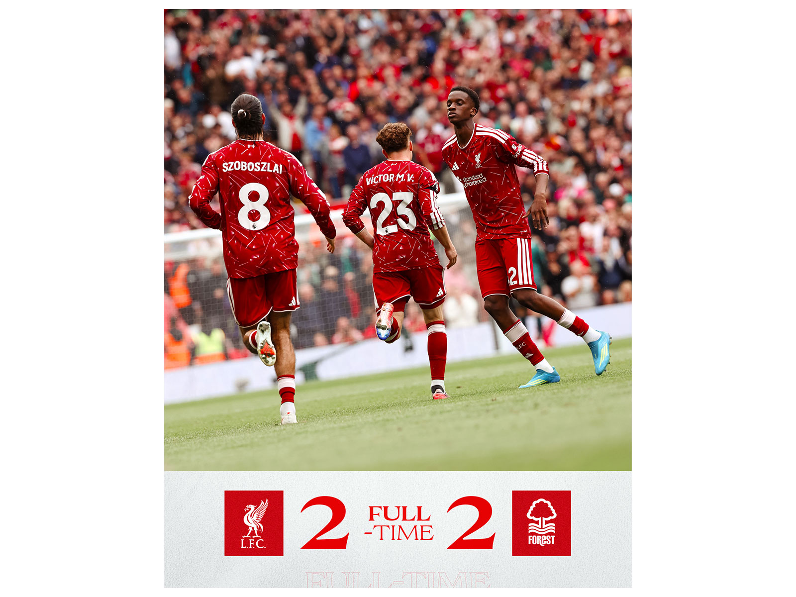 Liverpool faced yet another draw. (Photo: @LFC X)