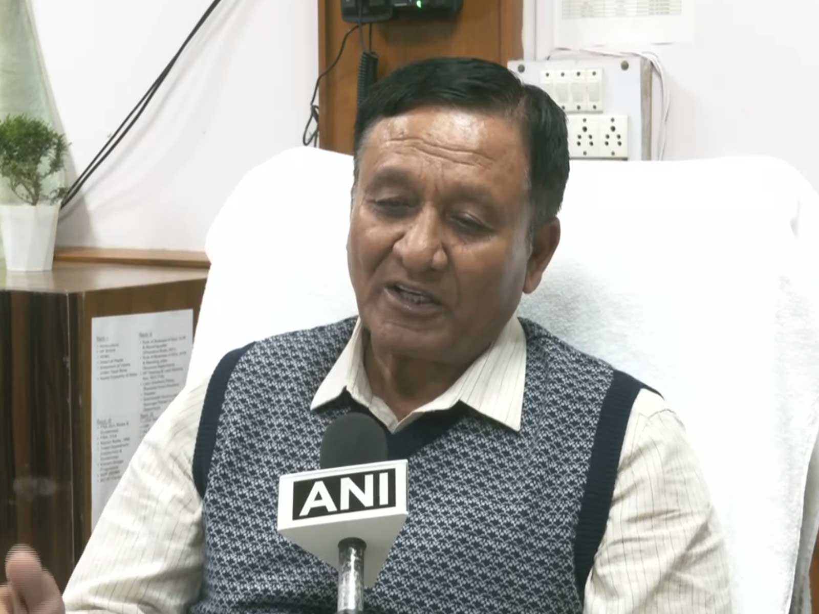 Revenue, Horticulture and Tribal Development Minister and Kinnaur MLA Jagat Singh Negi (Photo/ANI)