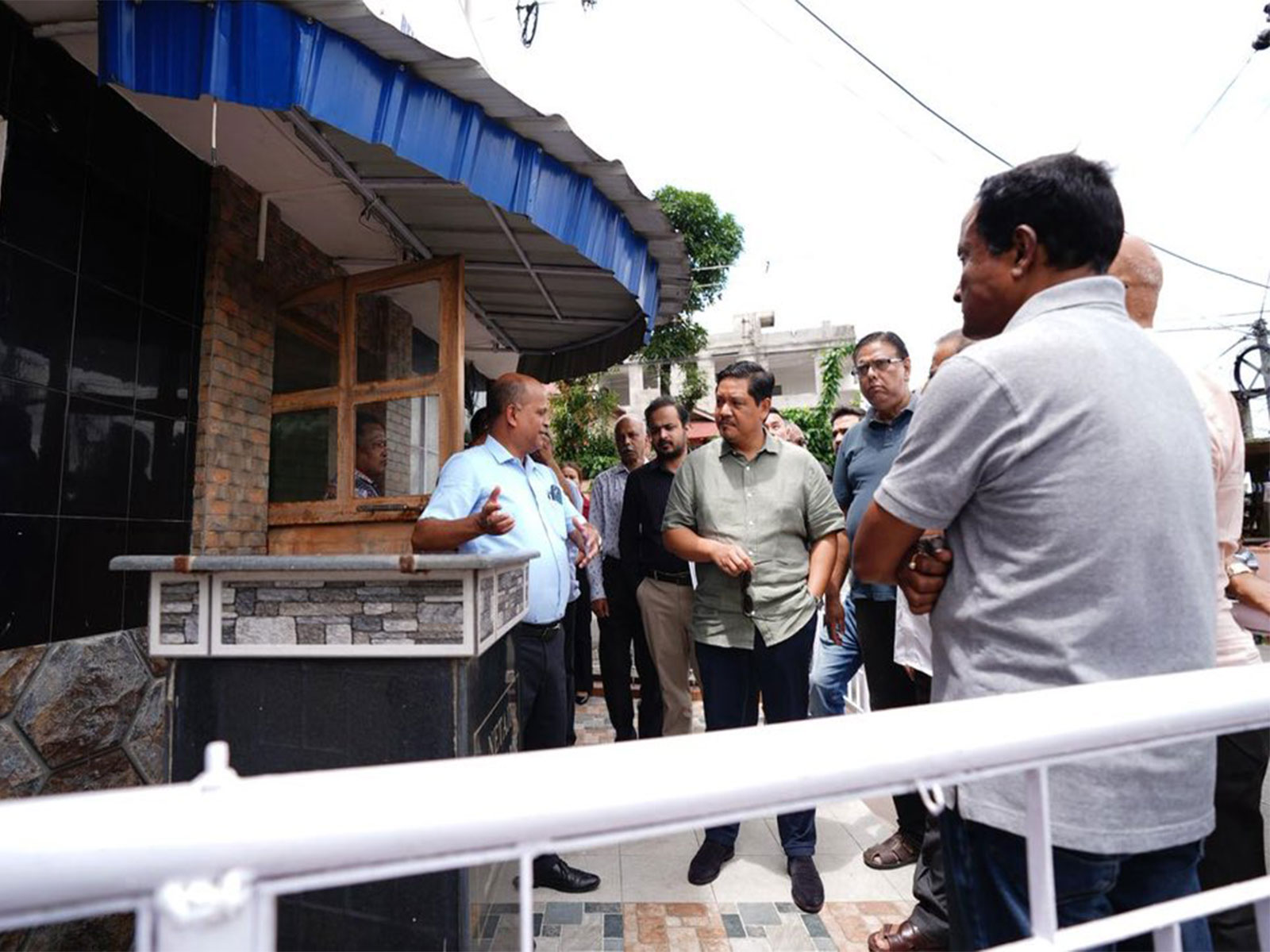 Meghalaya CM visits Rynjah, assures non-tribal community of safety after recent violence (Photo/@SangmaConrad)