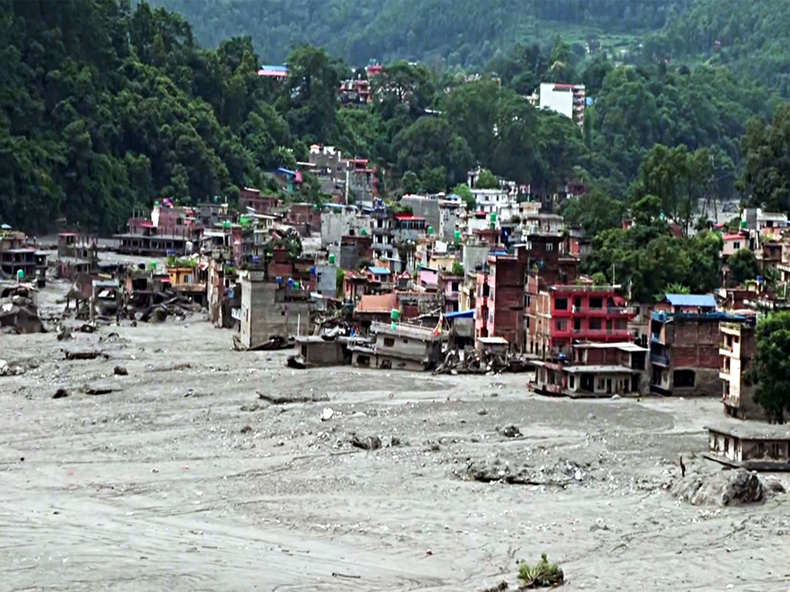 Aftermath of devastating flash floods of the Trishuli River in Kathmandu (Photo/ANI)