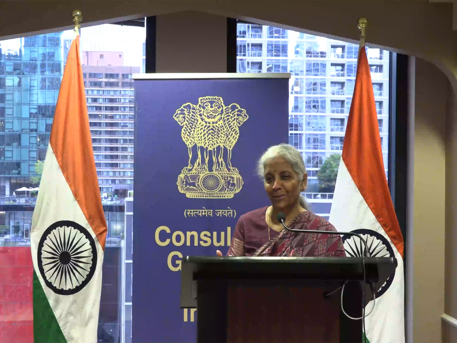 Union Minister of Finance and Corporate Affairs Nirmala Sitharaman (Photo/@nsitharamanoffc)