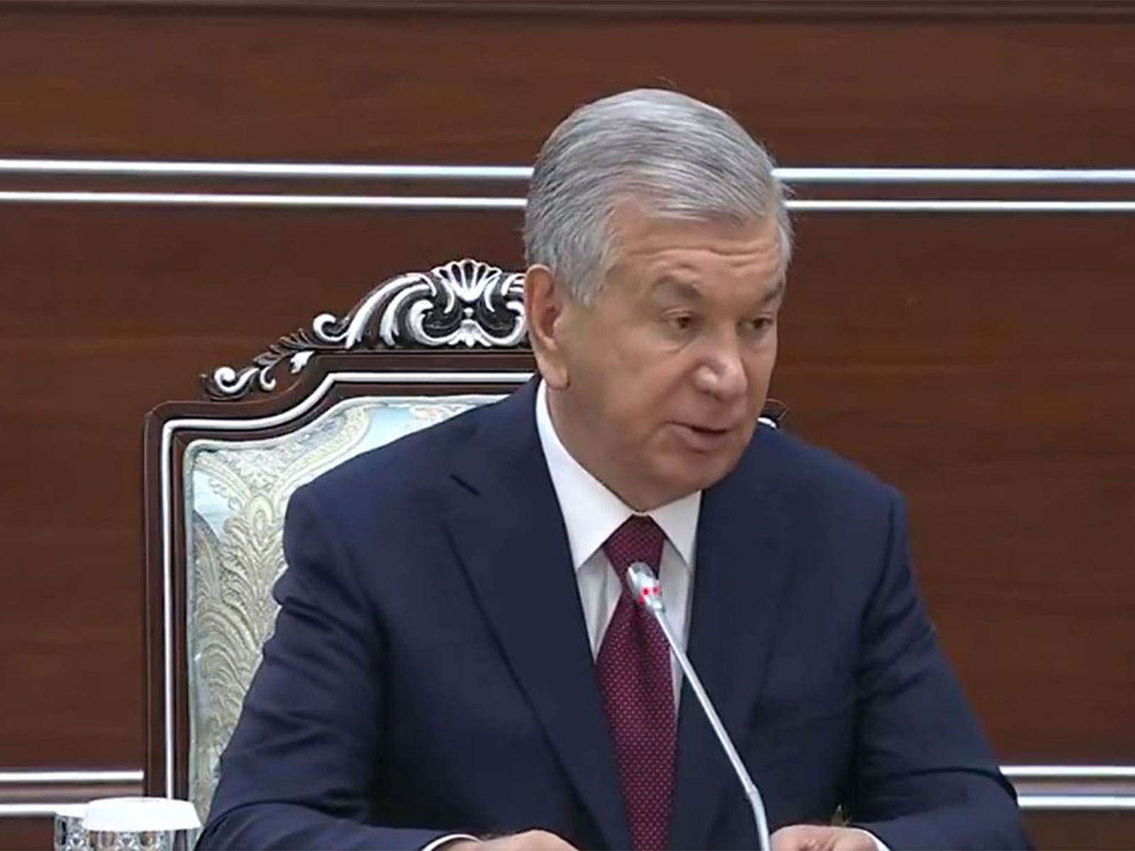 Uzbekistan President Shavkat Mirziyoyev (Photo/DD/ANI)