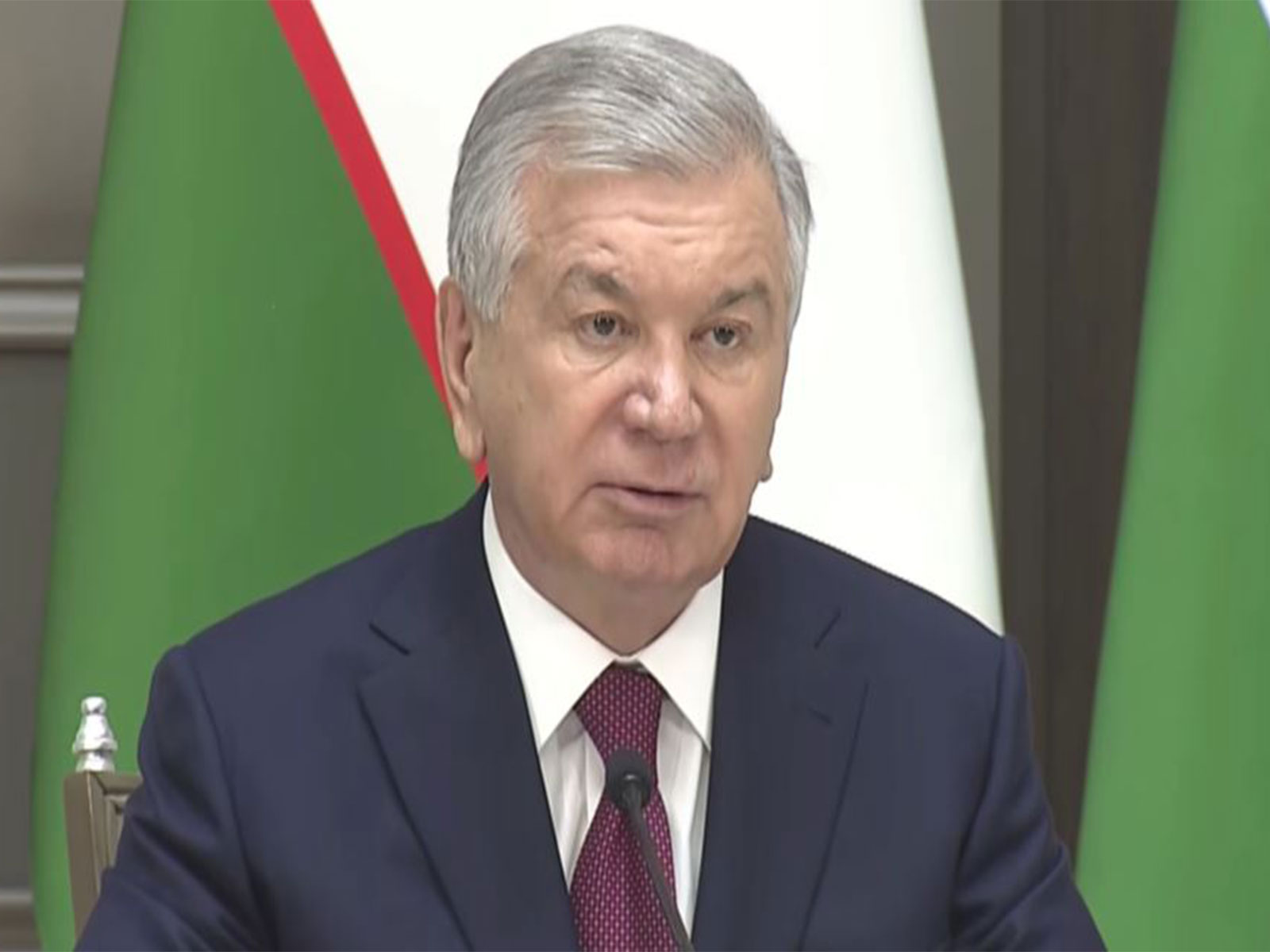 Uzbekistan President Shavkat Mirziyoyev (Photo/Youtube@NarendraModi)