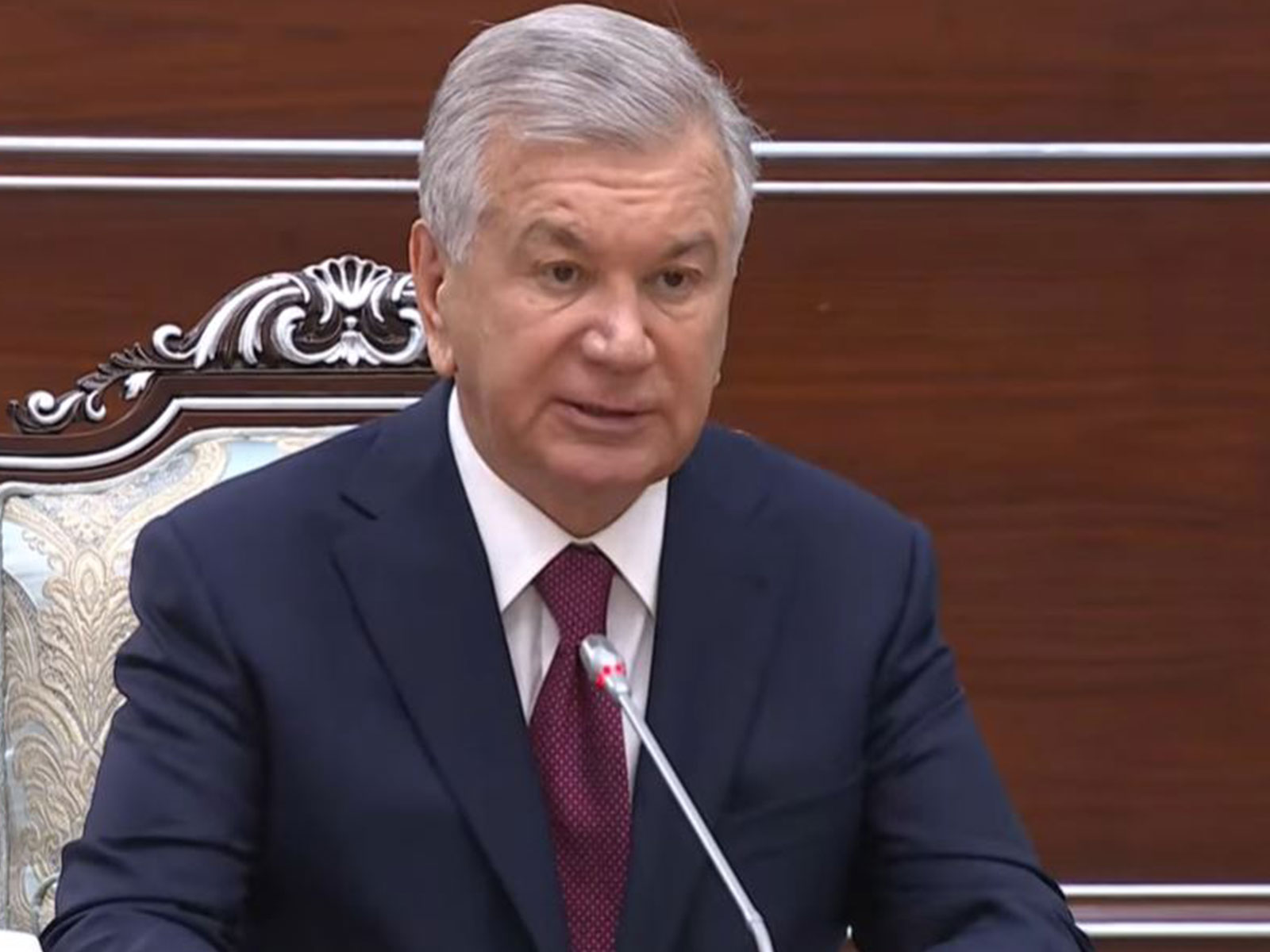 Uzbekistan President Shavkat Mirziyoyev (Photo/Youtube@NarendraModi)