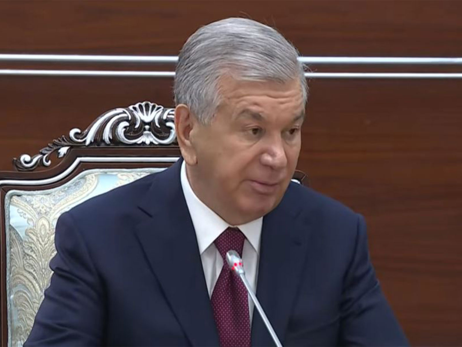 Uzbekistan President Shavkat Mirziyoyev (Photo/Youtube@NarendraModi)