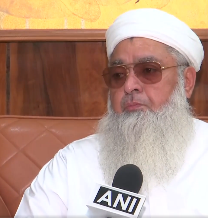 Chief Imam of the All India Imam Organisation, Dr Imam Umer Ahmed Ilyasi (Photo/ANI)