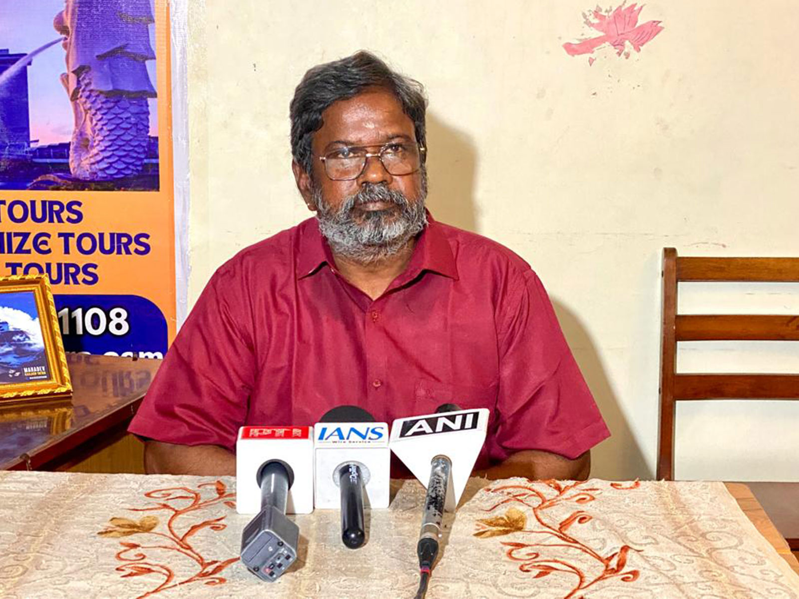 Maravel Nagappan, father of Sathya Narayanan (Photo/ANI)