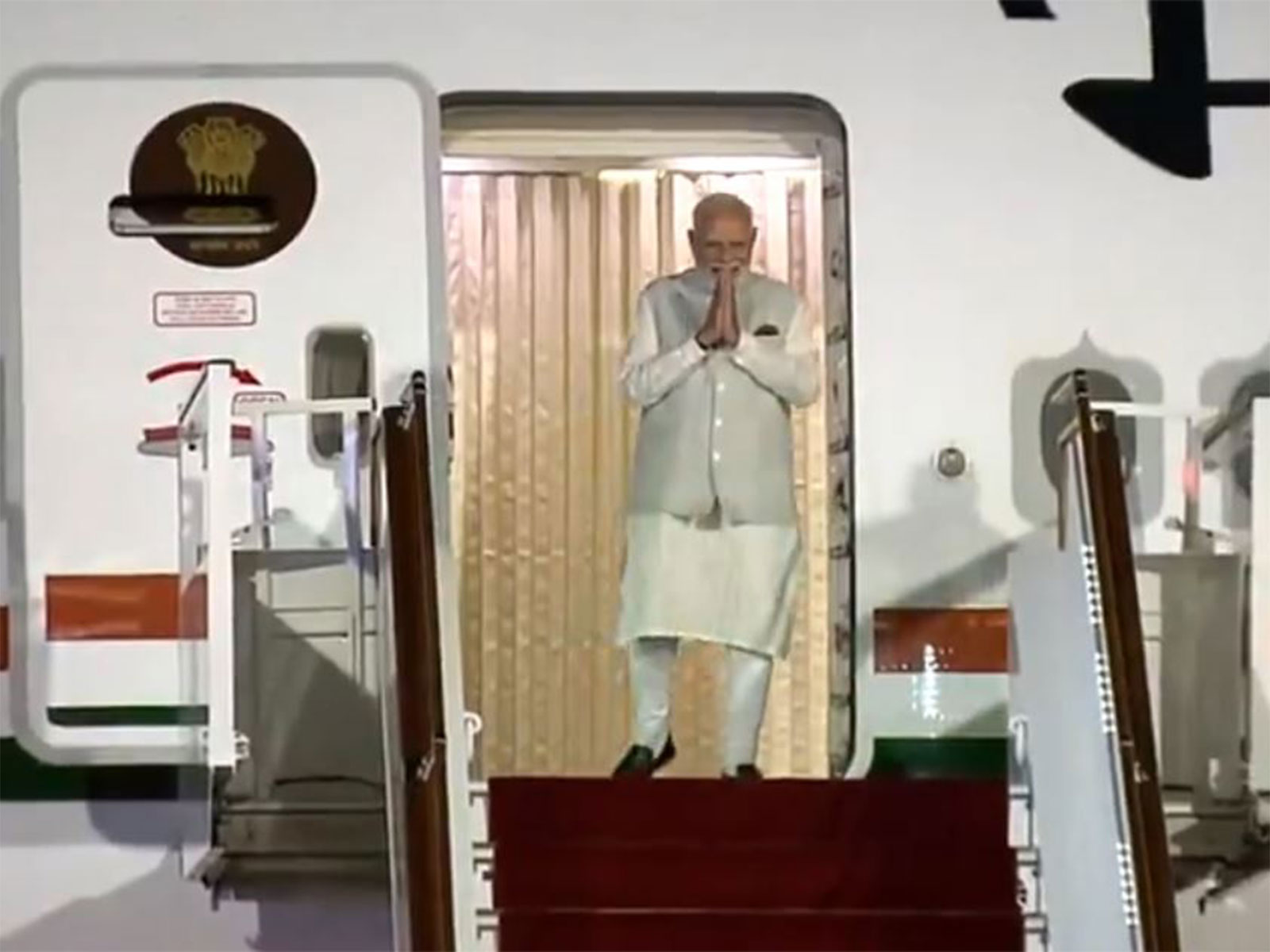 PM Modi arrives in Kyrgyzstan to attend 26th SCO Summit (Photo/DD News)