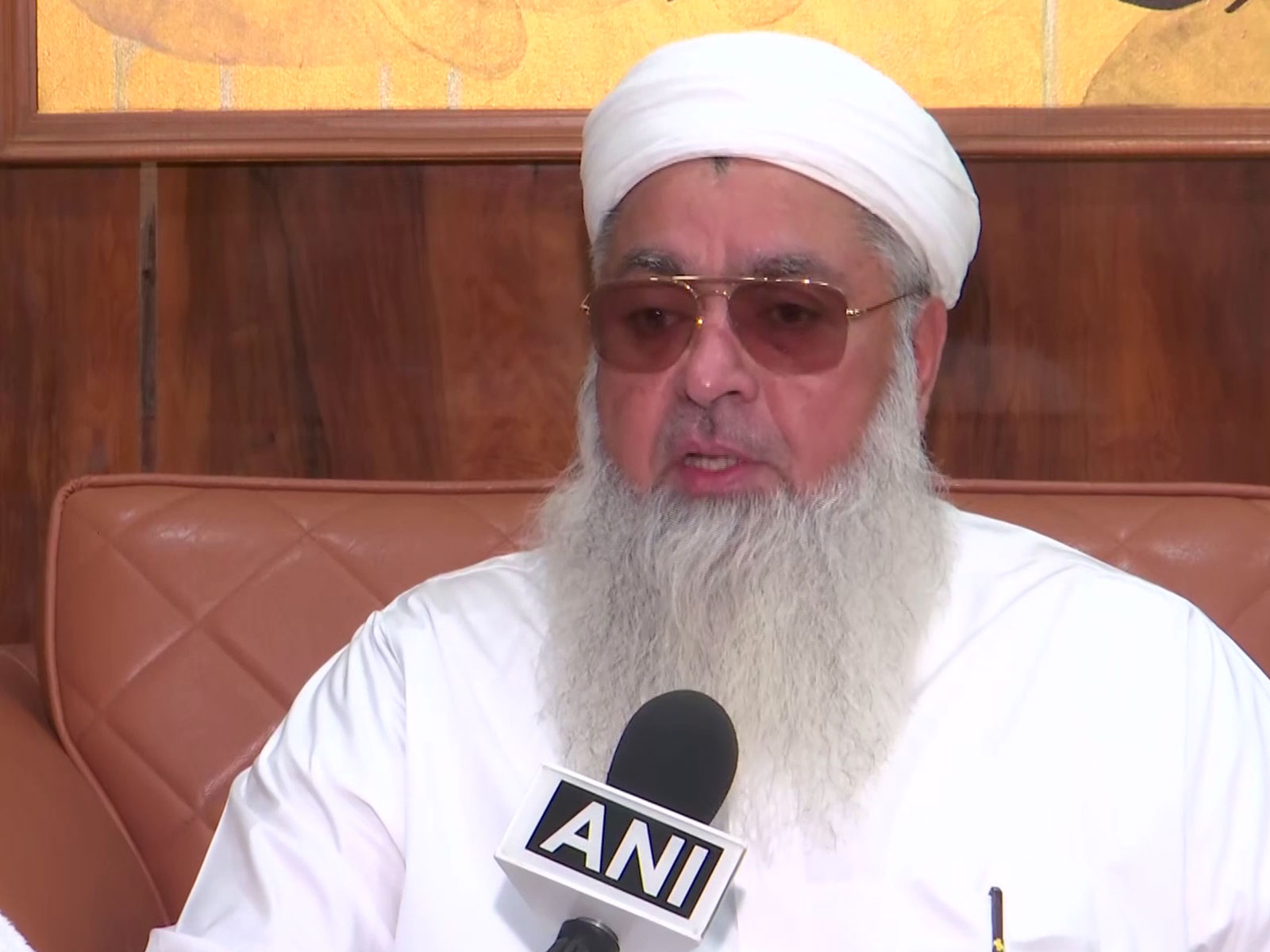 Chief Imam of the All India Imam Organisation, Dr Imam Umer Ahmed Ilyasi (Photo/ANI)