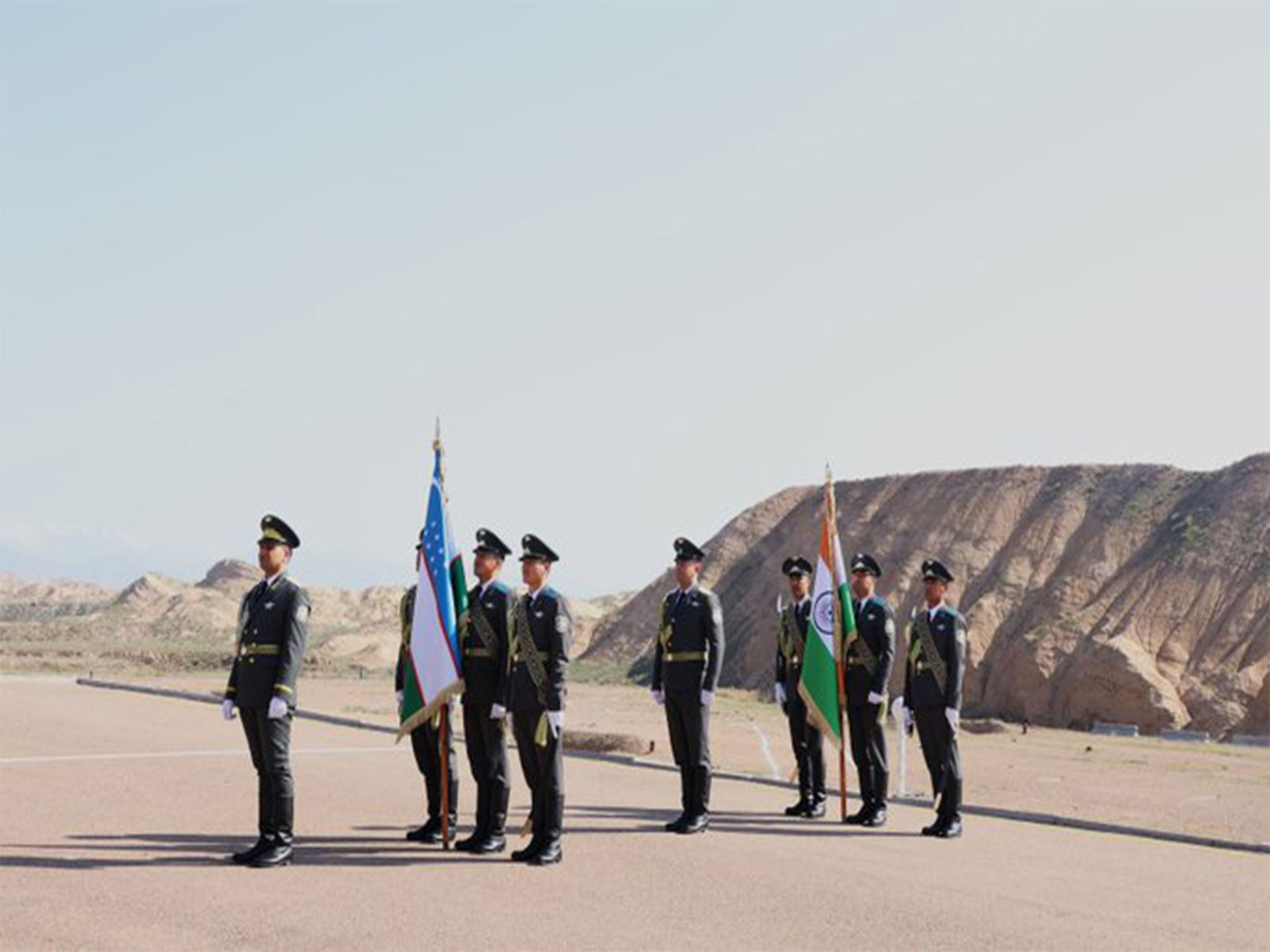 The opening ceremony of Exercise-Dustlik's 7th edition (File Photo: ADGPI/ Indian Army)