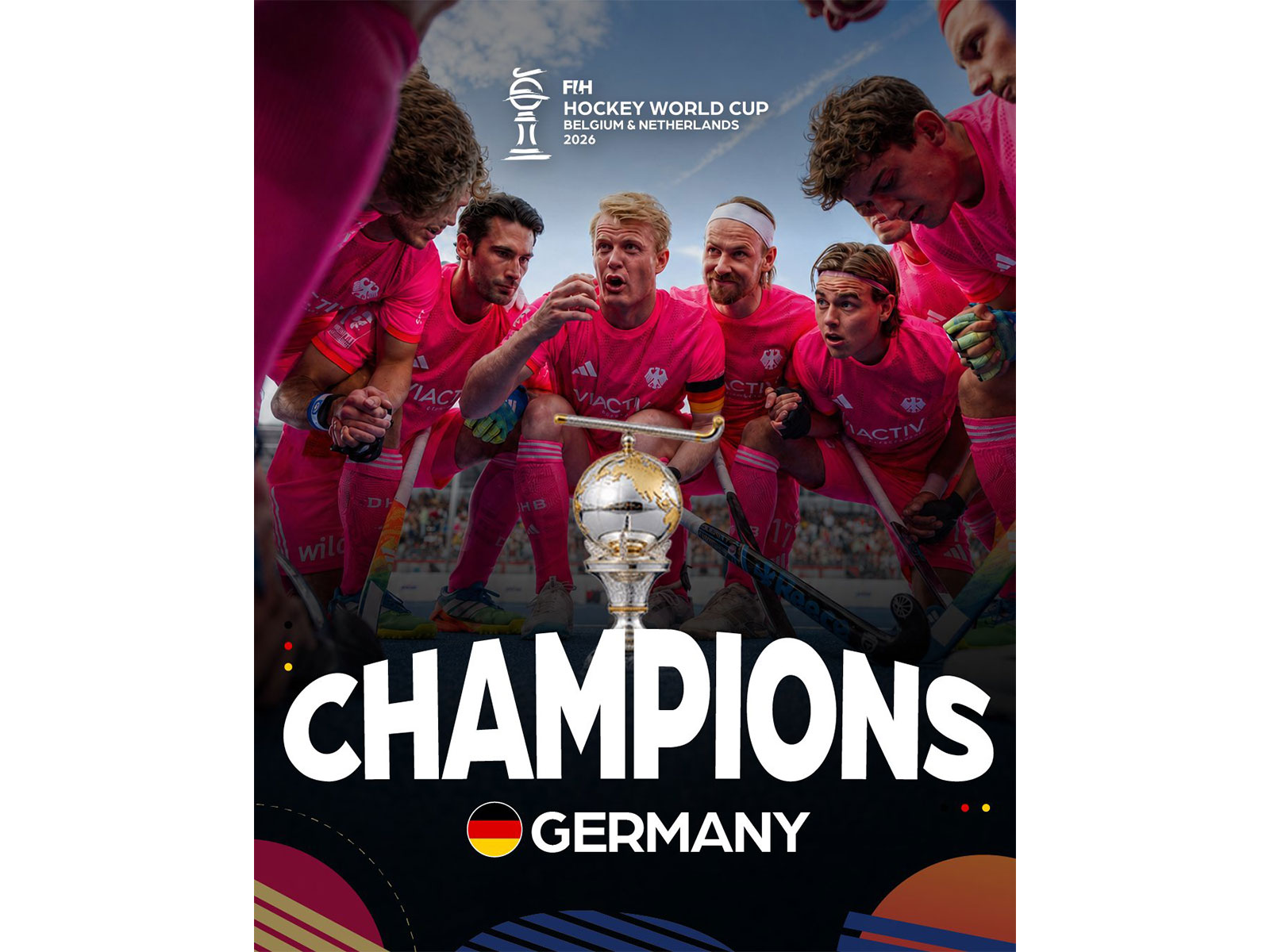 Germany has clinched its fourth title. (Photo: @FIH X)