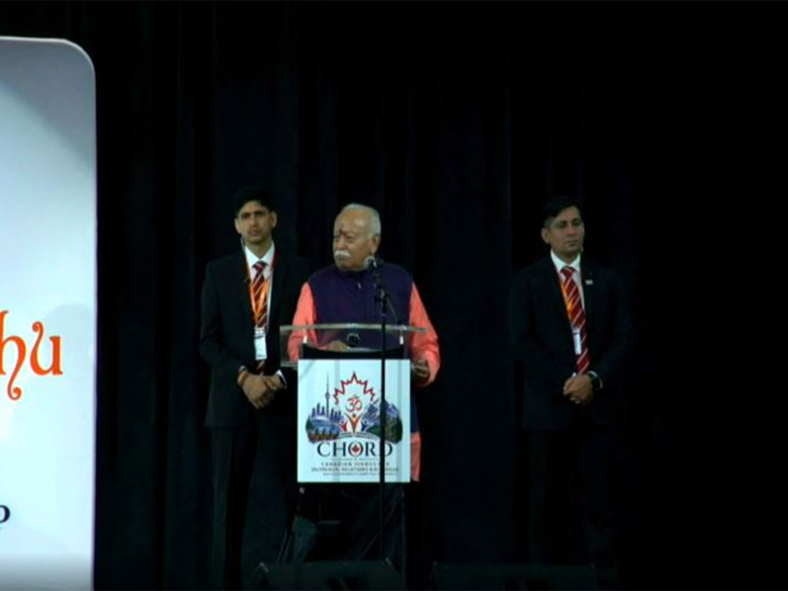 RSS Chief Mohan Bhagwat (Photo/CHORD Canada)