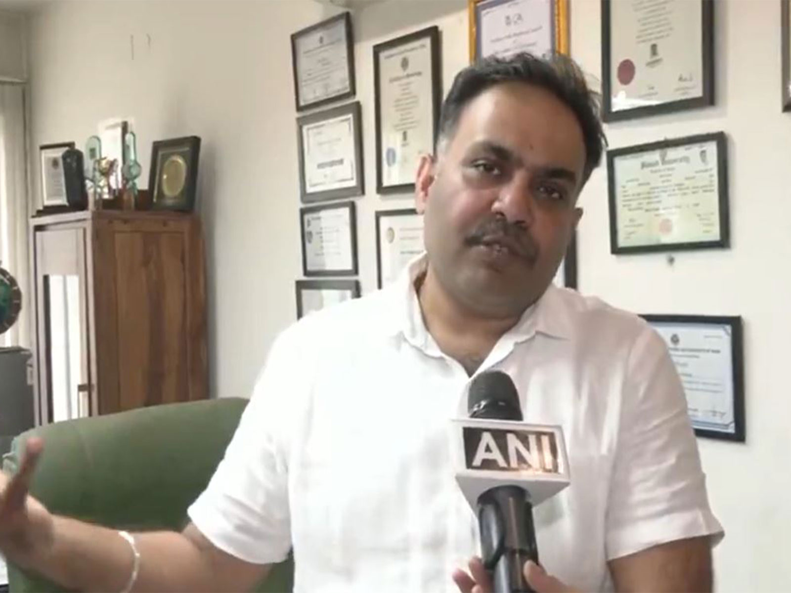 Rachit Goyal, a Kailash Mansarovar Yatra pilgrim (Photo/ANI)